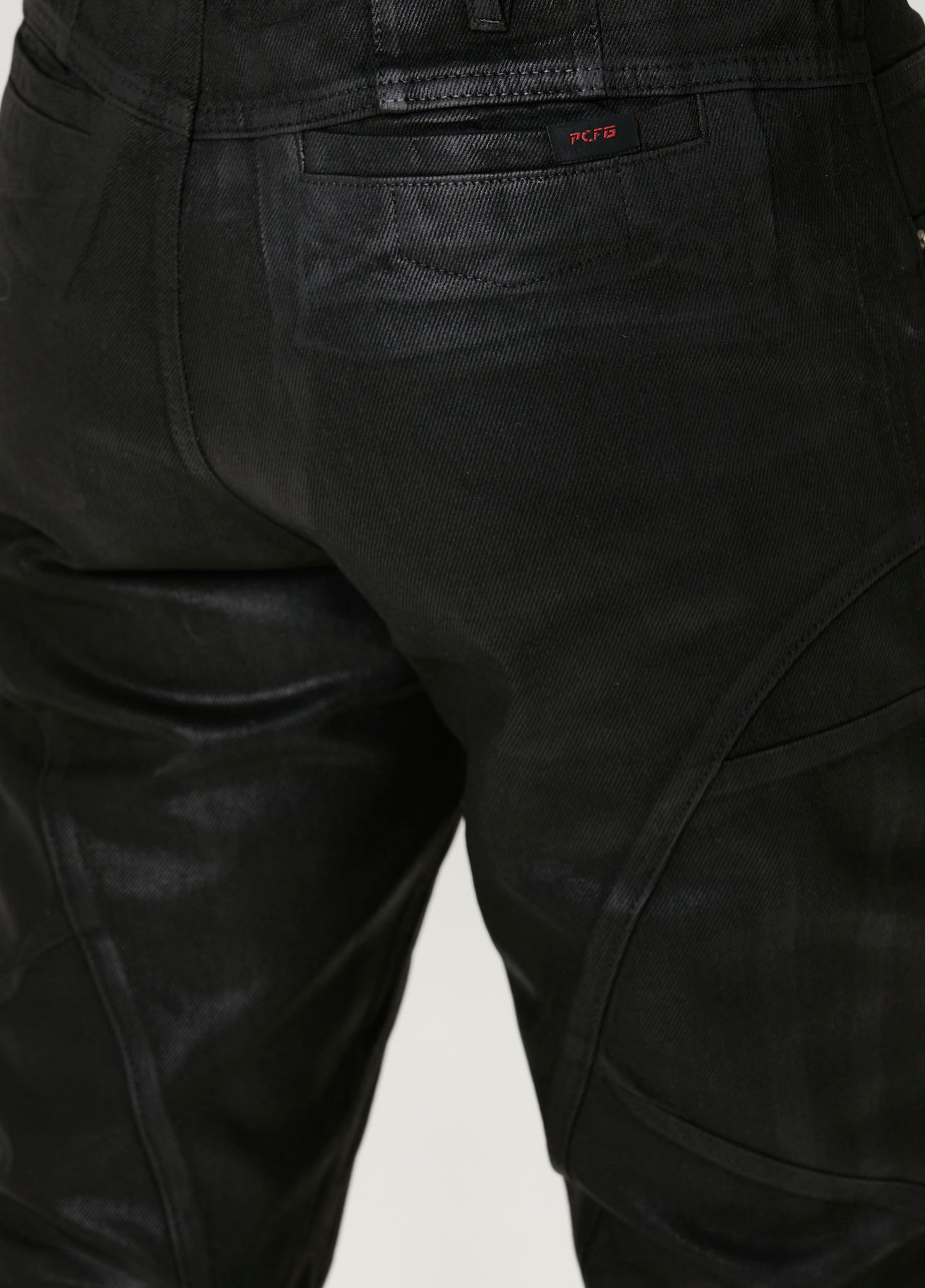 Day to Night in LA Parlak Dokulu Denim Pantolon