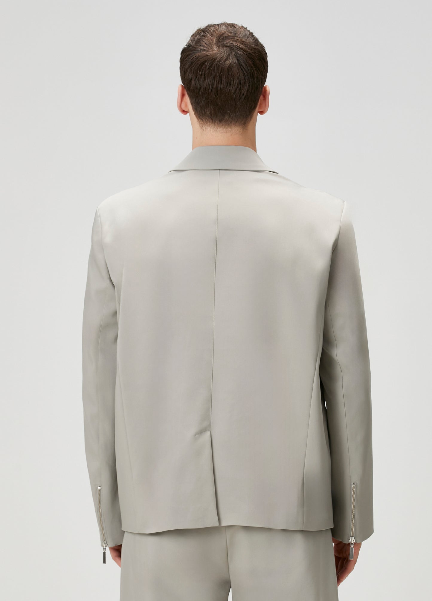 Day to Night in LA Fermuar Detaylı Dokuma Blazer