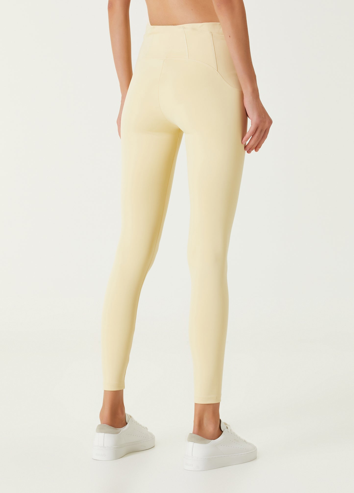 Boomerang Dikiş Desenli Spor Tayt