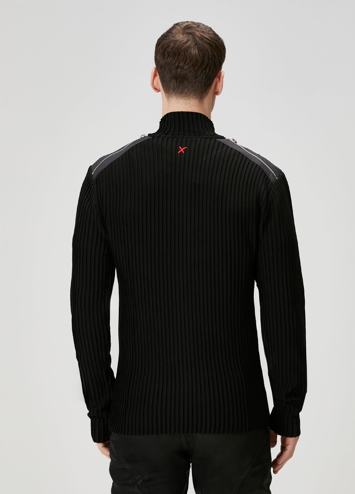 Day to Night in LA Knit Cardigan With Zip Detail