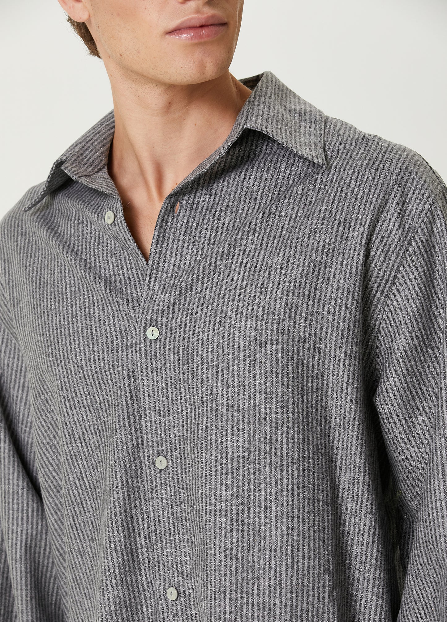 Your *itch Çizgili Uzun Kollu Gömlek