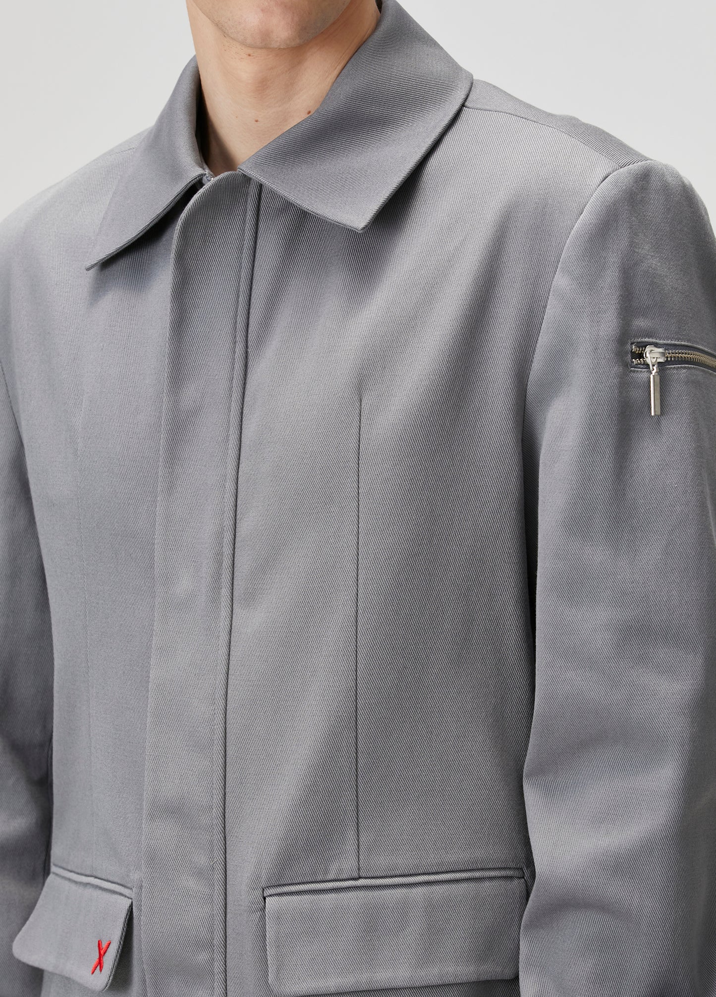 Day to Night in LA Gabardin Puffer Ceket