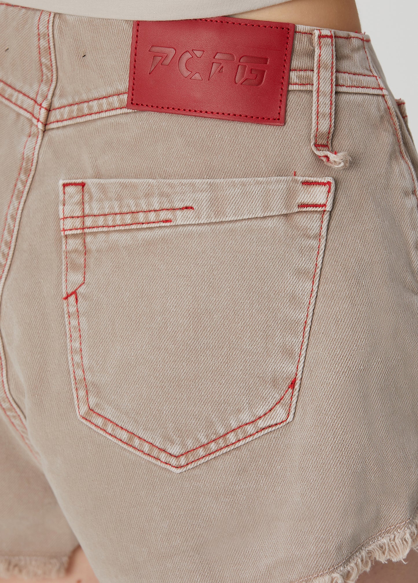 Day to Night in LA Faded Super Mini Short