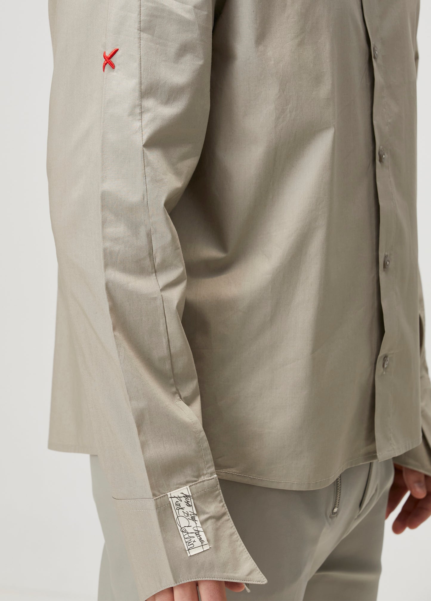 Day to Night in LA Yama Detaylı Dokuma Gömlek