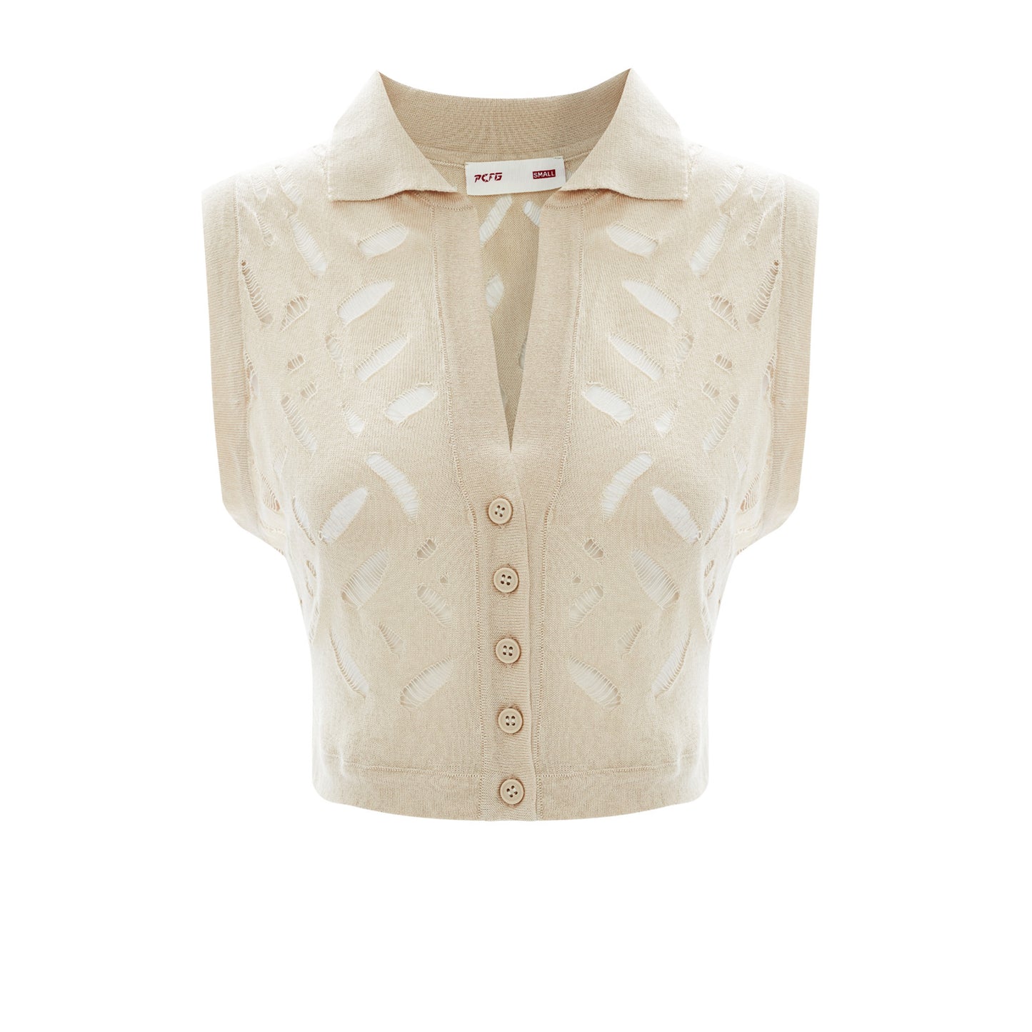 Free Heaven Kısa Yırtık Triko