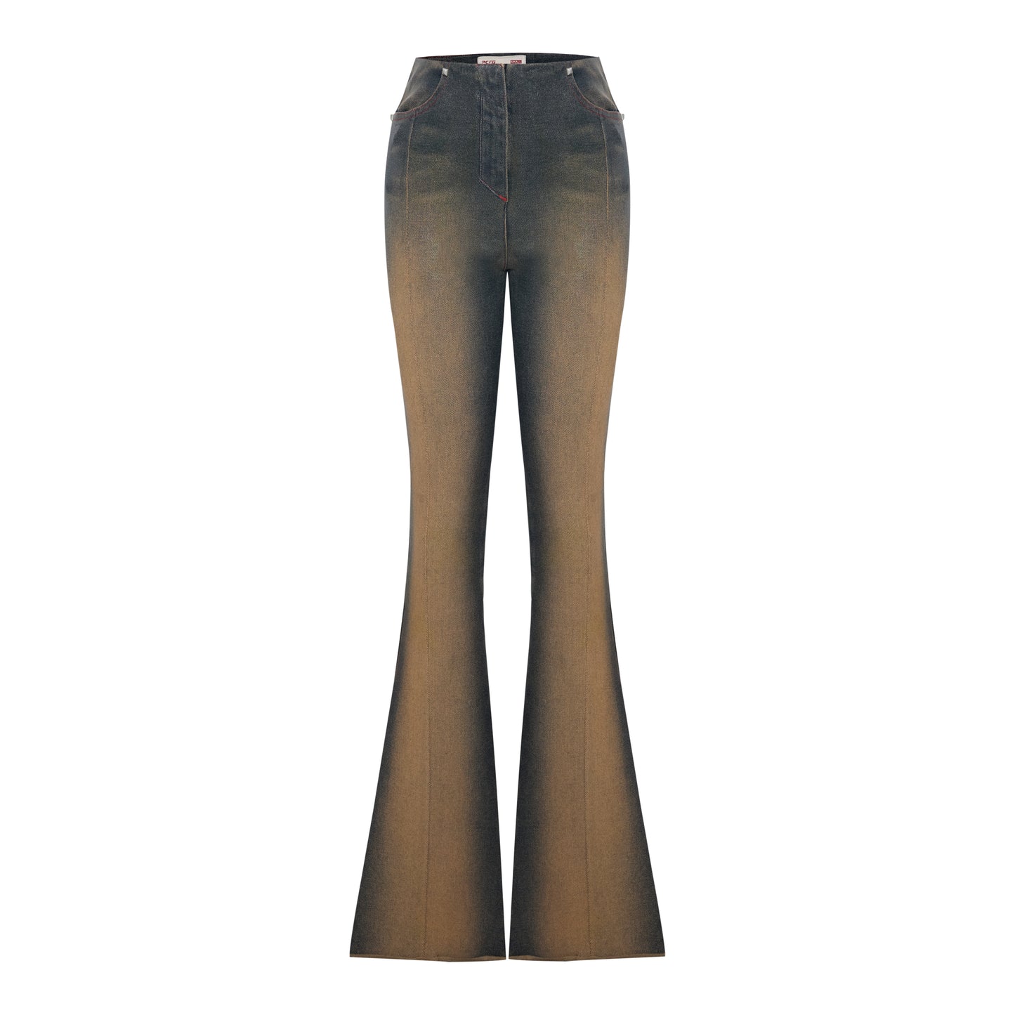 Day to Night in LA Parlak Görünümlü Flare Pantolon