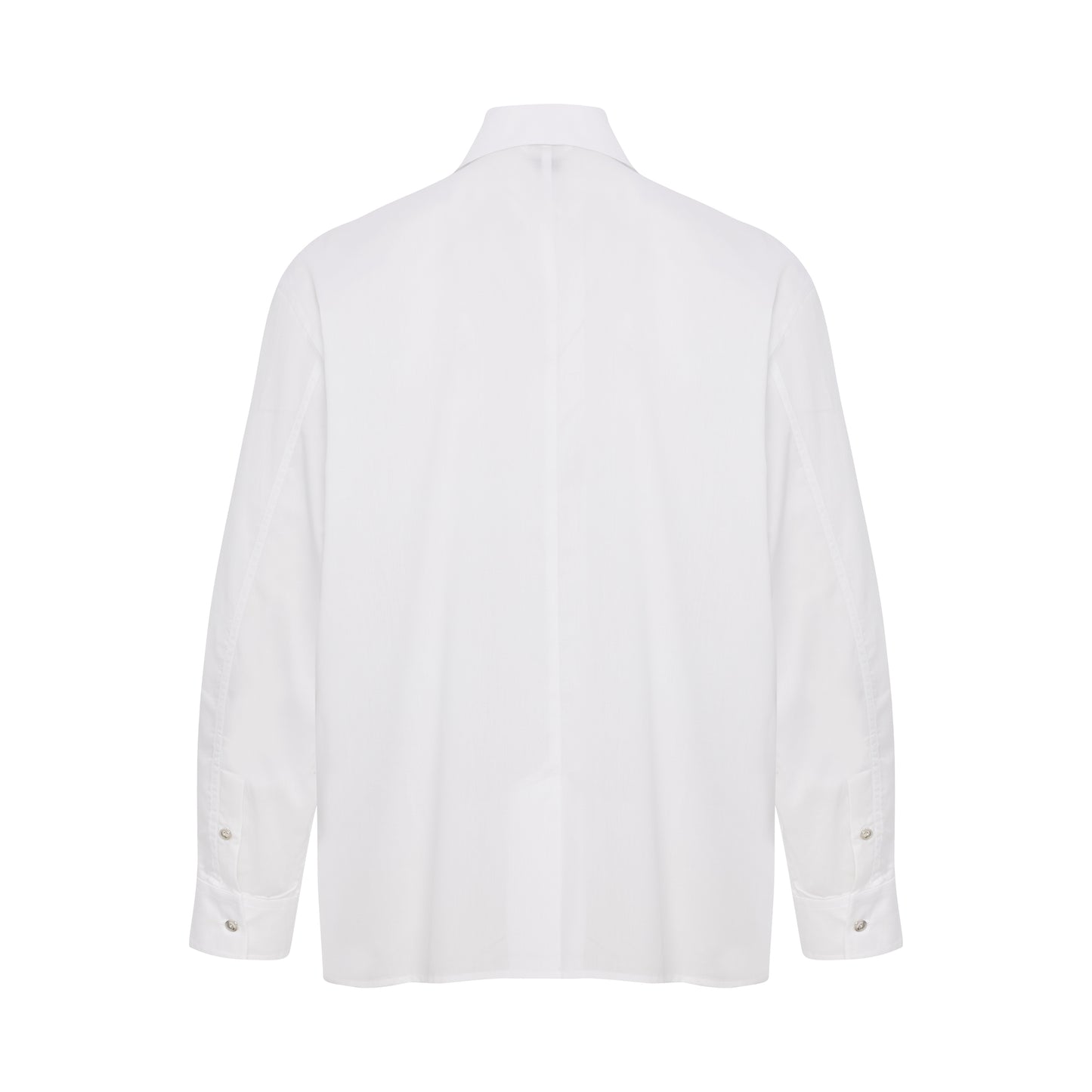 Day to Night in LA Beyaz Çizgili Dokuma Gömlek