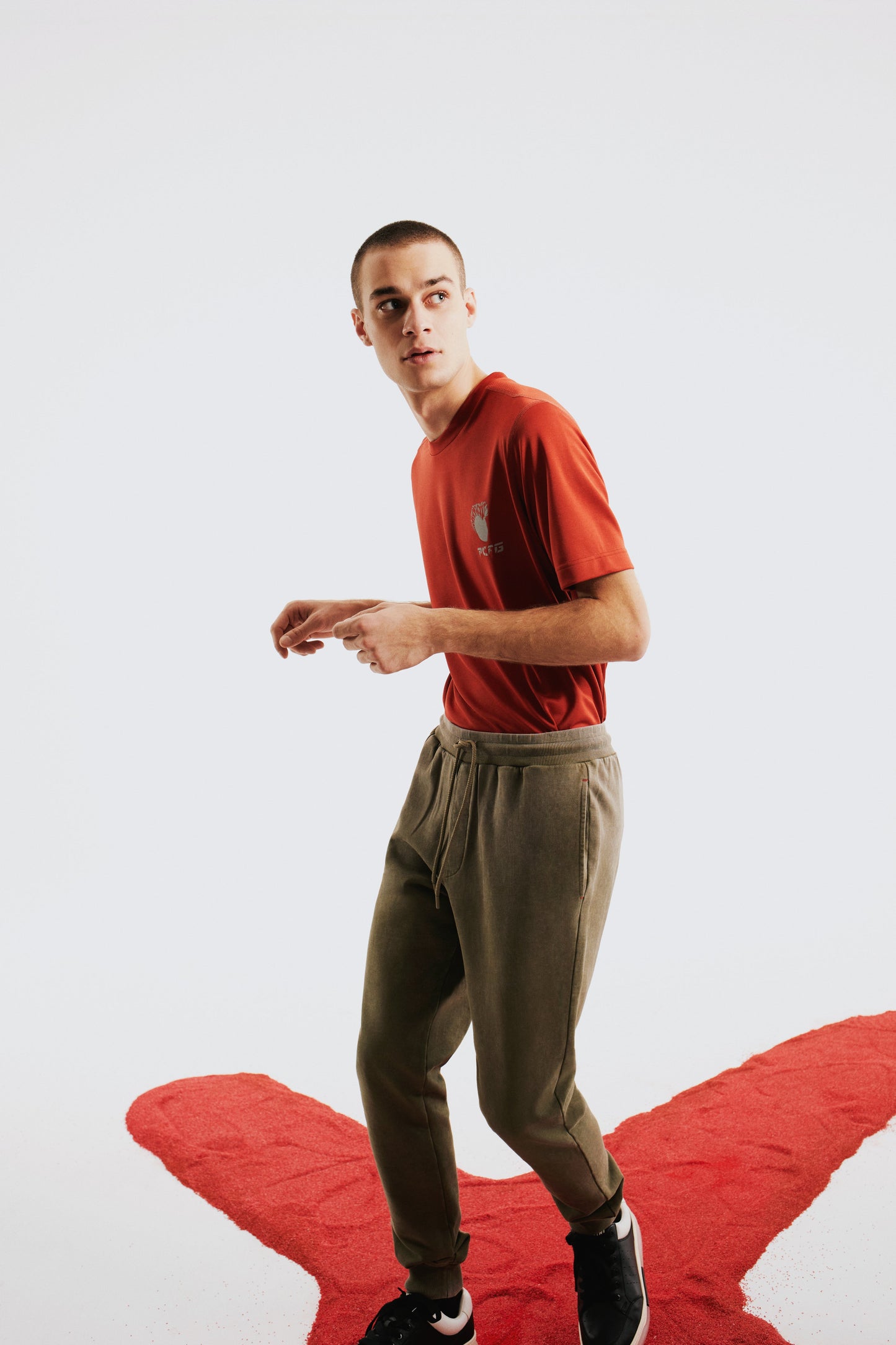 Boomerang File Detaylı Koşu Tişörtü