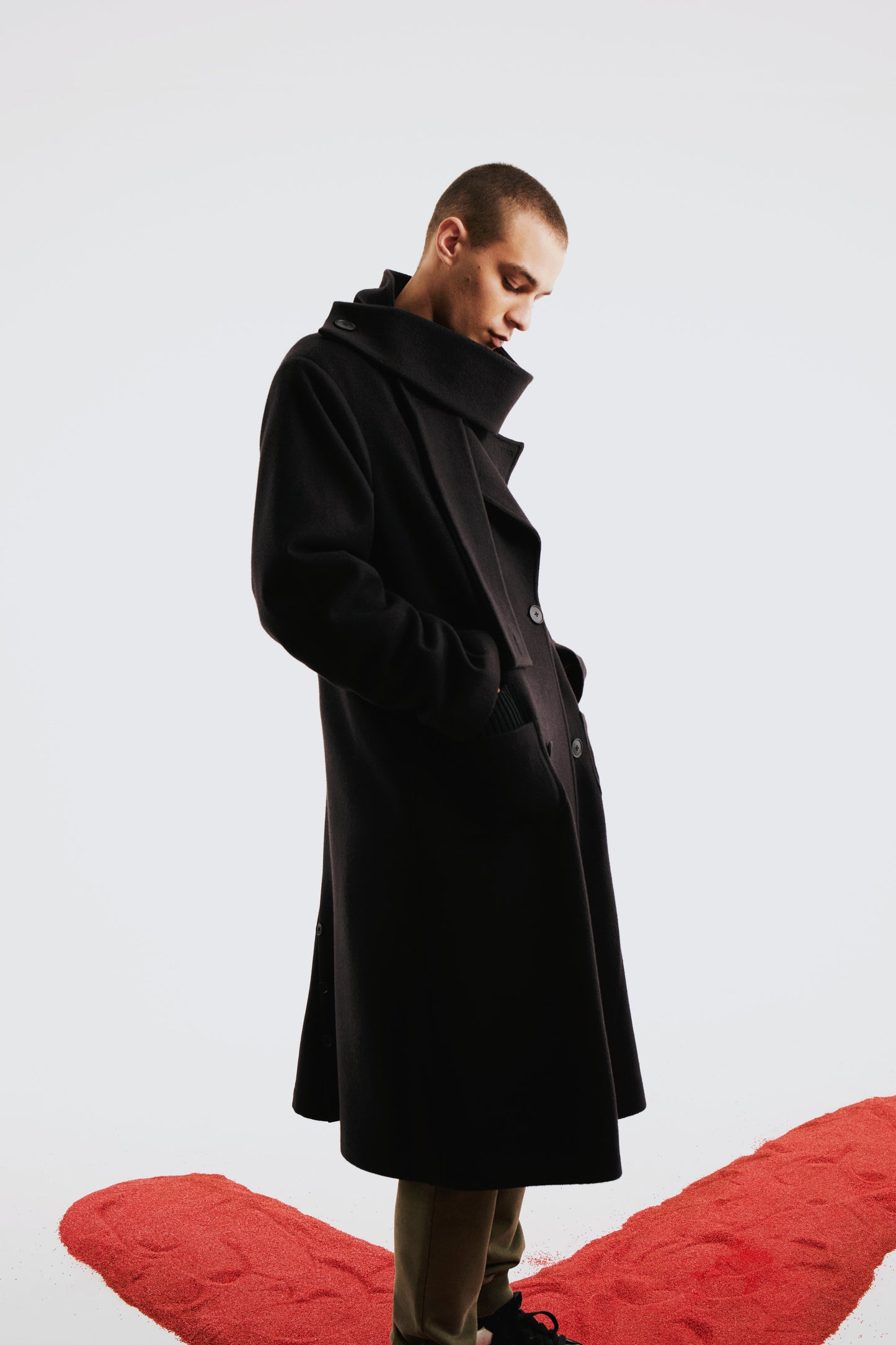 Boomerang Wool Long Coat