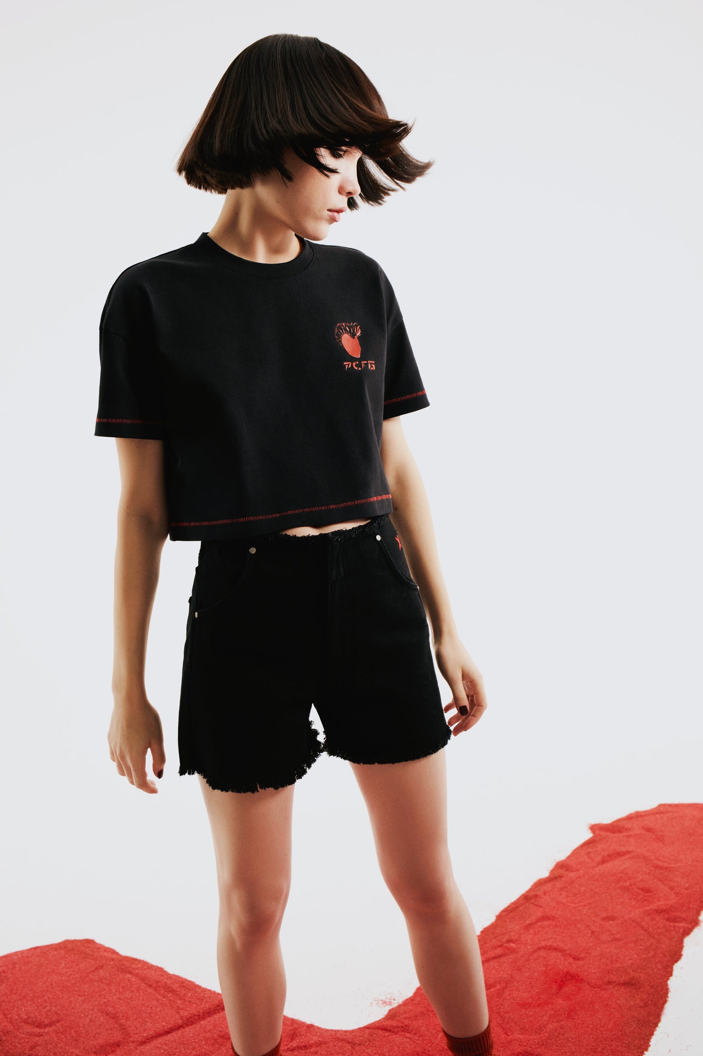 Boomerang Kadın Crop Tişört