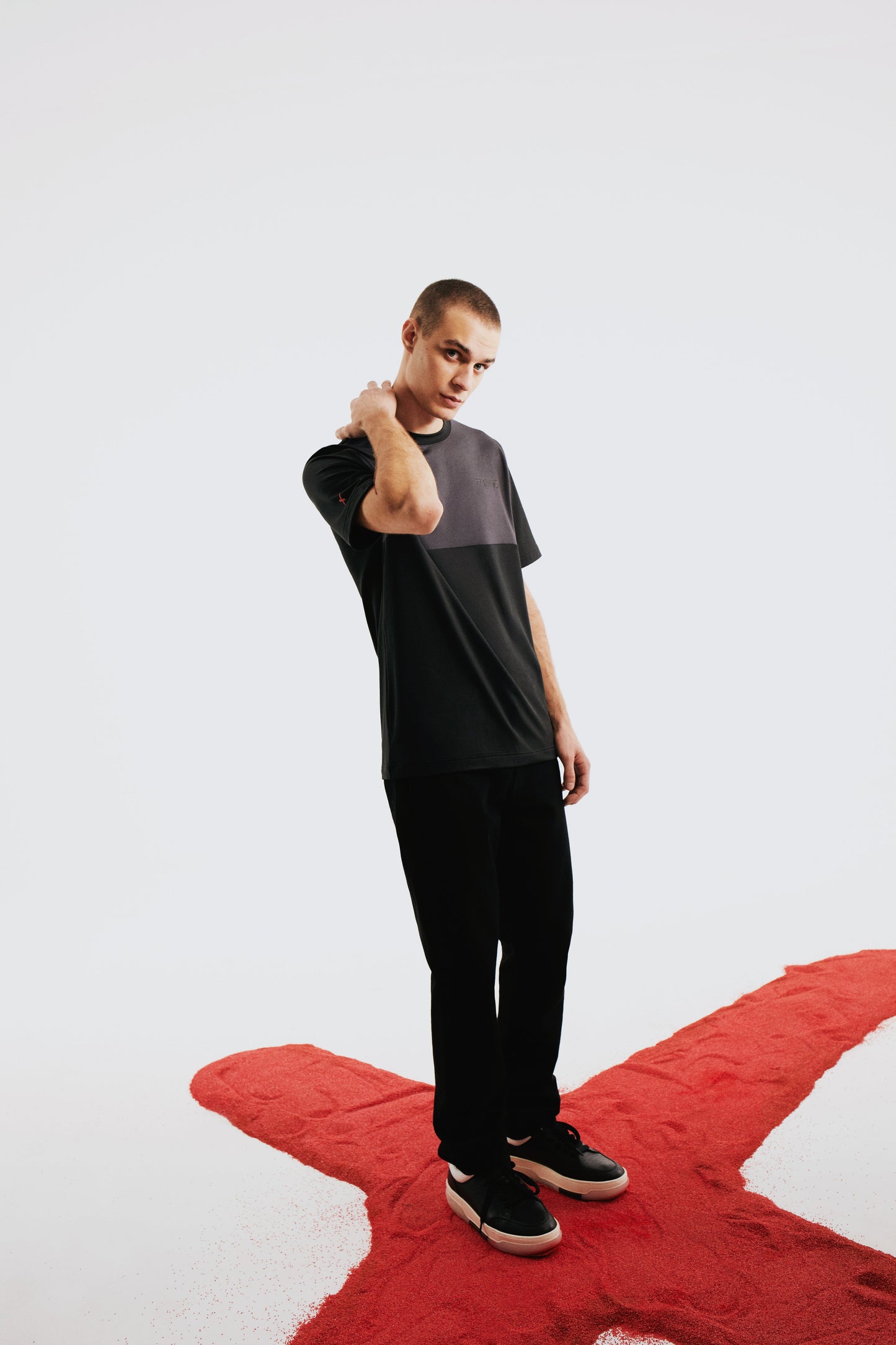 Boomerang Panelled Running Tee
