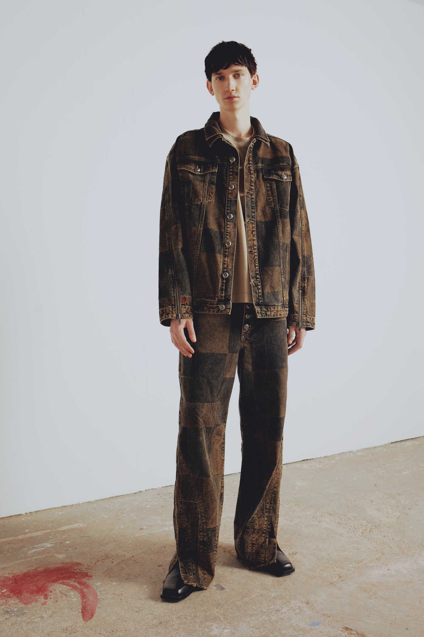 Your *itch Renk Bloklu Denim Pantolon