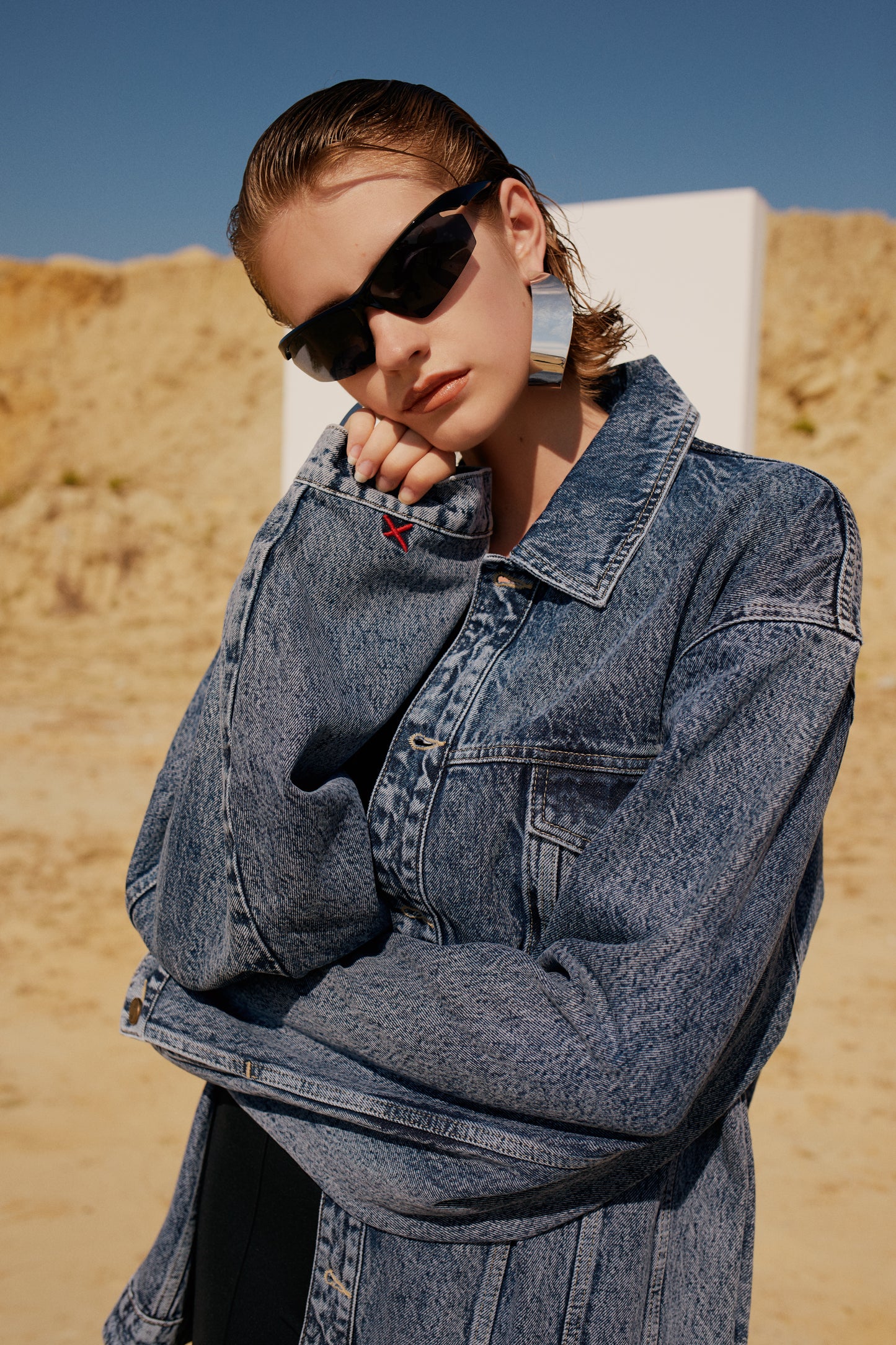 Free Heaven Yıkama Efektli Denim Ceket