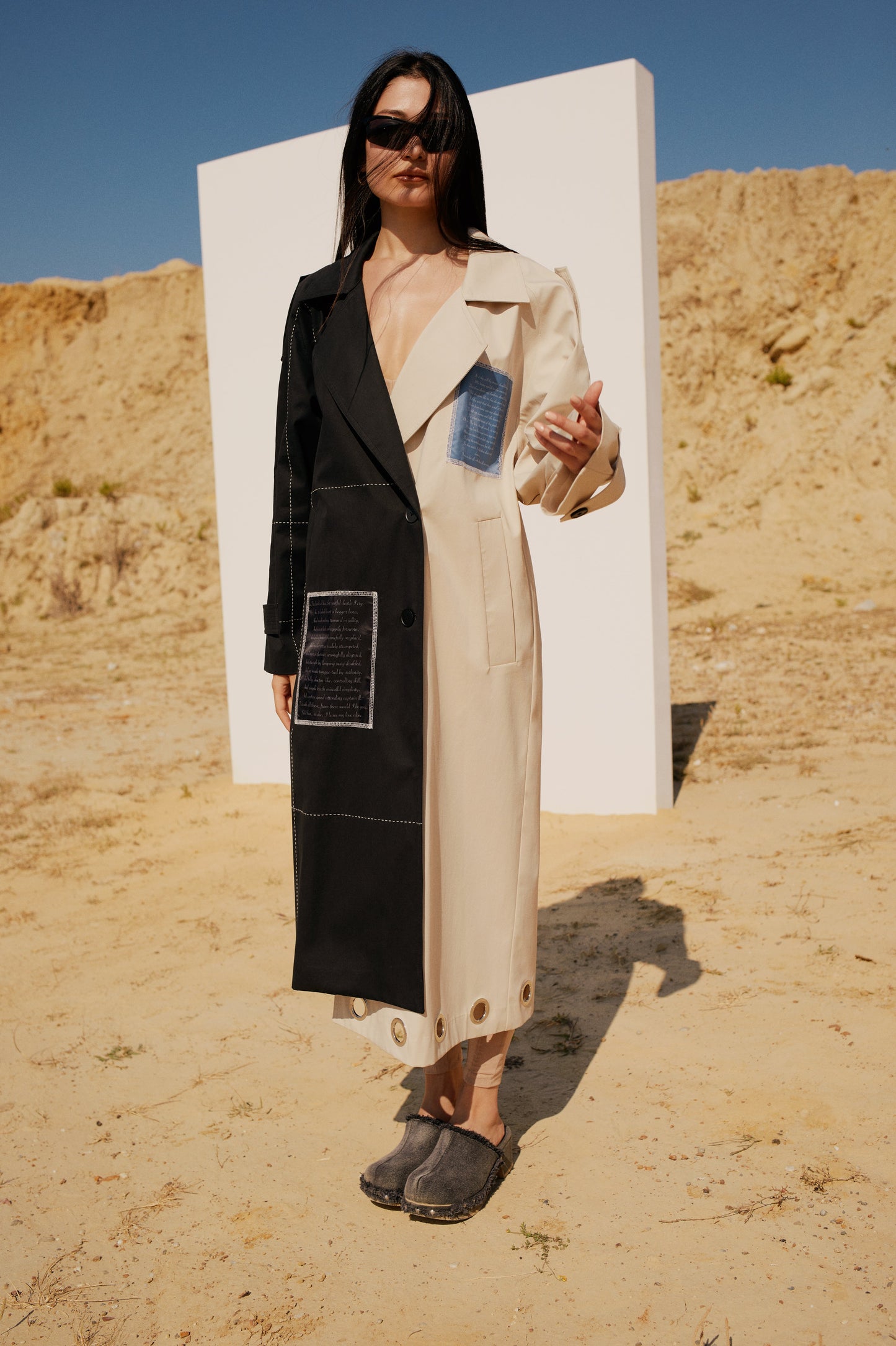 Free Heaven Çok Renkli Trençkot