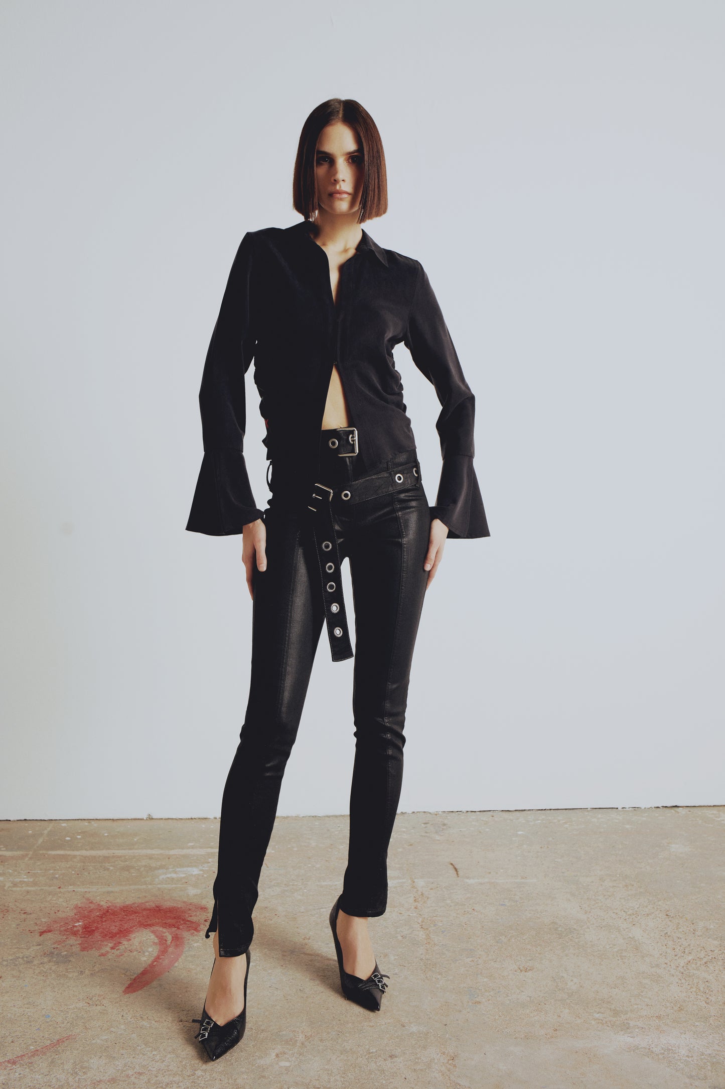 Your *itch Çift Kemerli Denim Pantolon