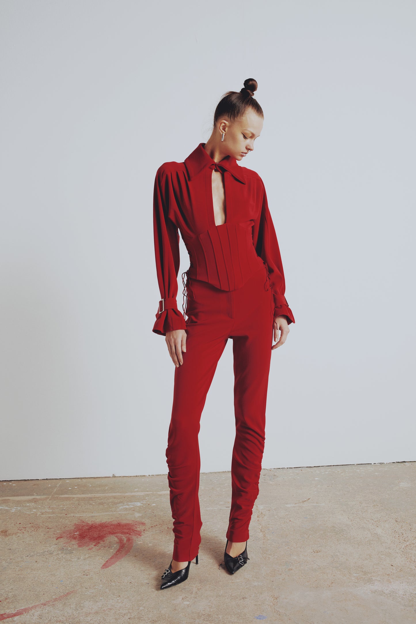 Your *itch Korse Detaylı Blazer Bluz