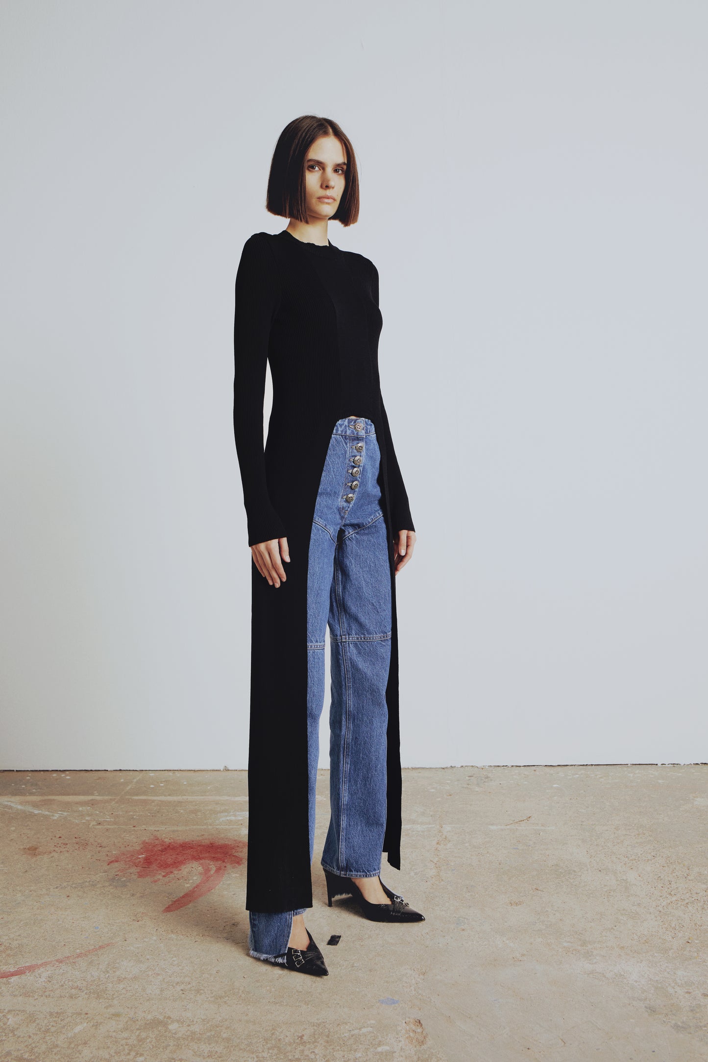 Your *itch Tailed Knit Top