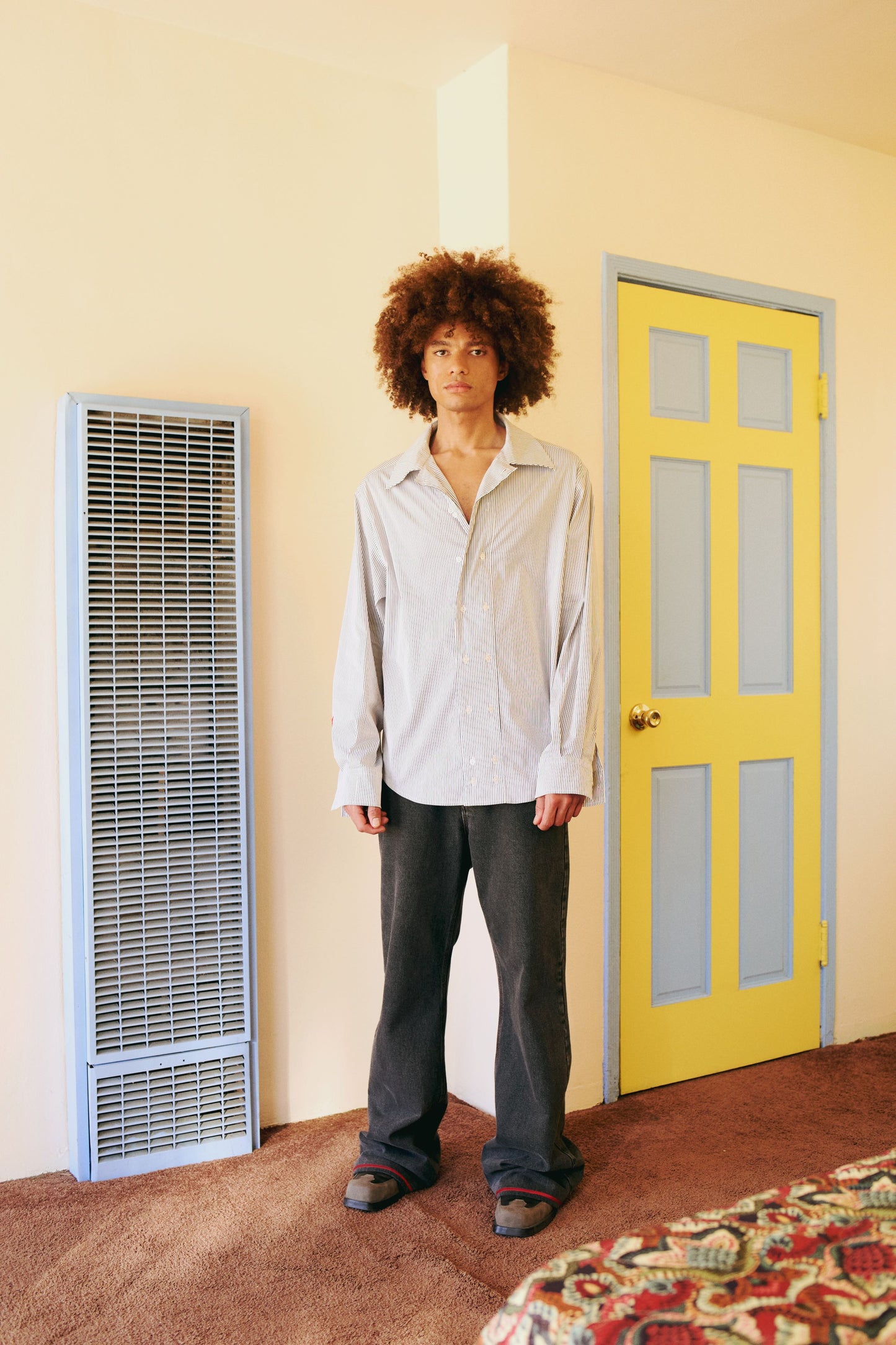 Day to Night in LA Çizgili Dokuma Gömlek