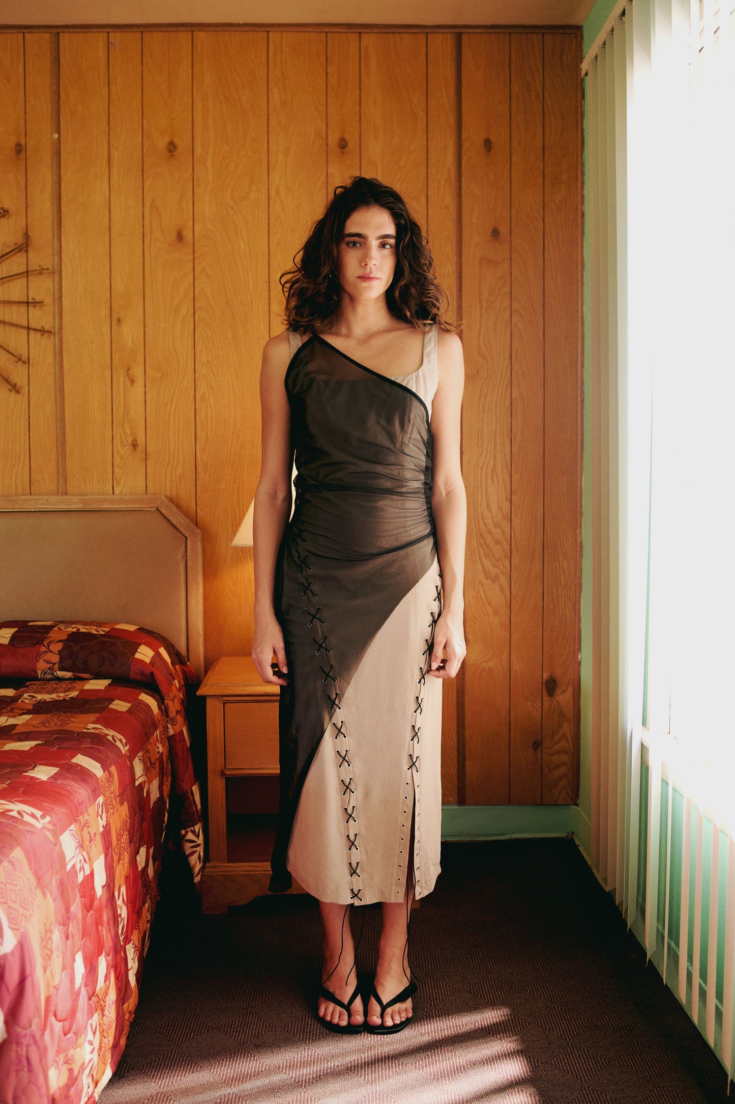 Day To Night In La Bodycon Dress With Tulle