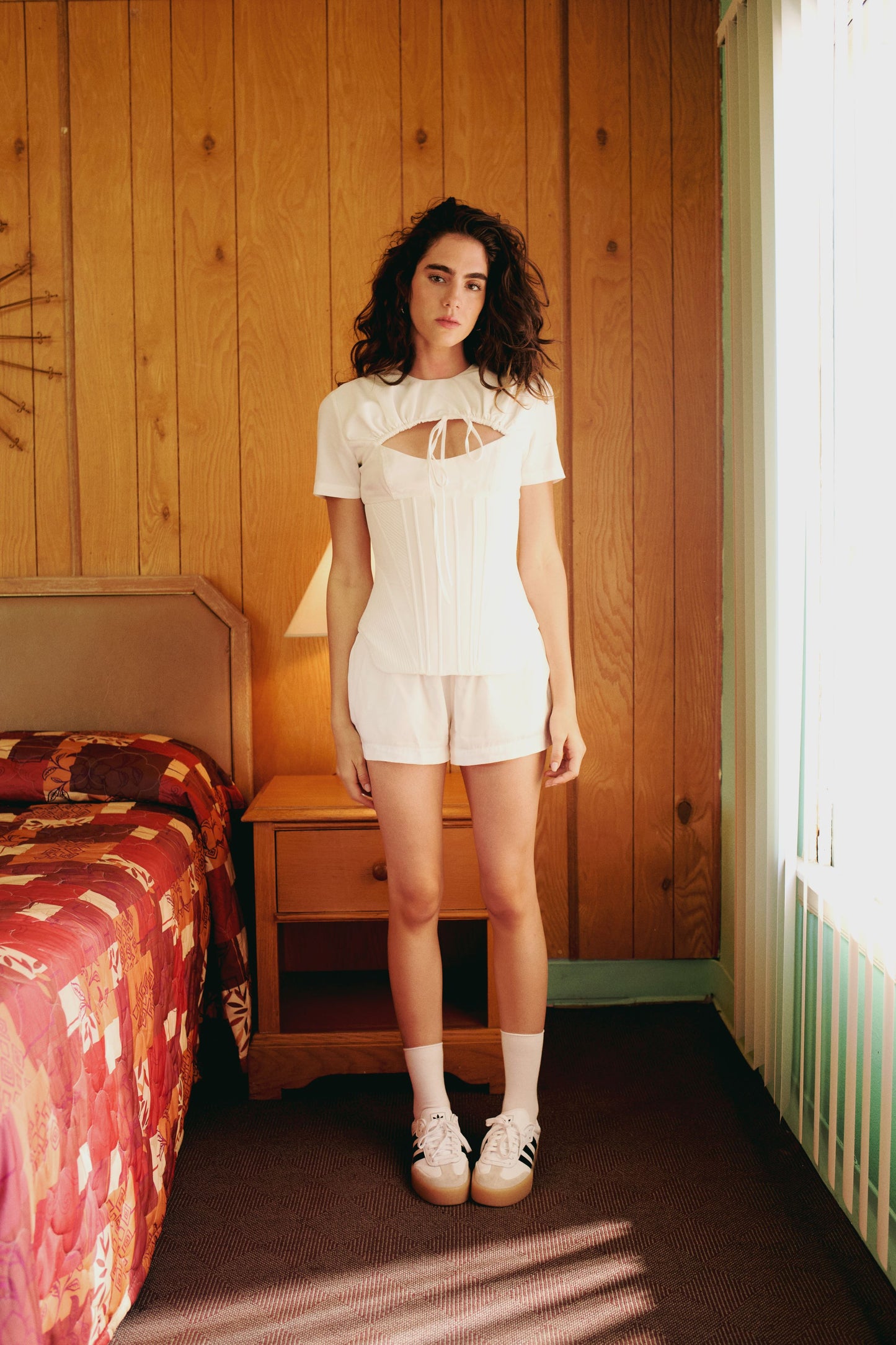 Day To Night In La White Short