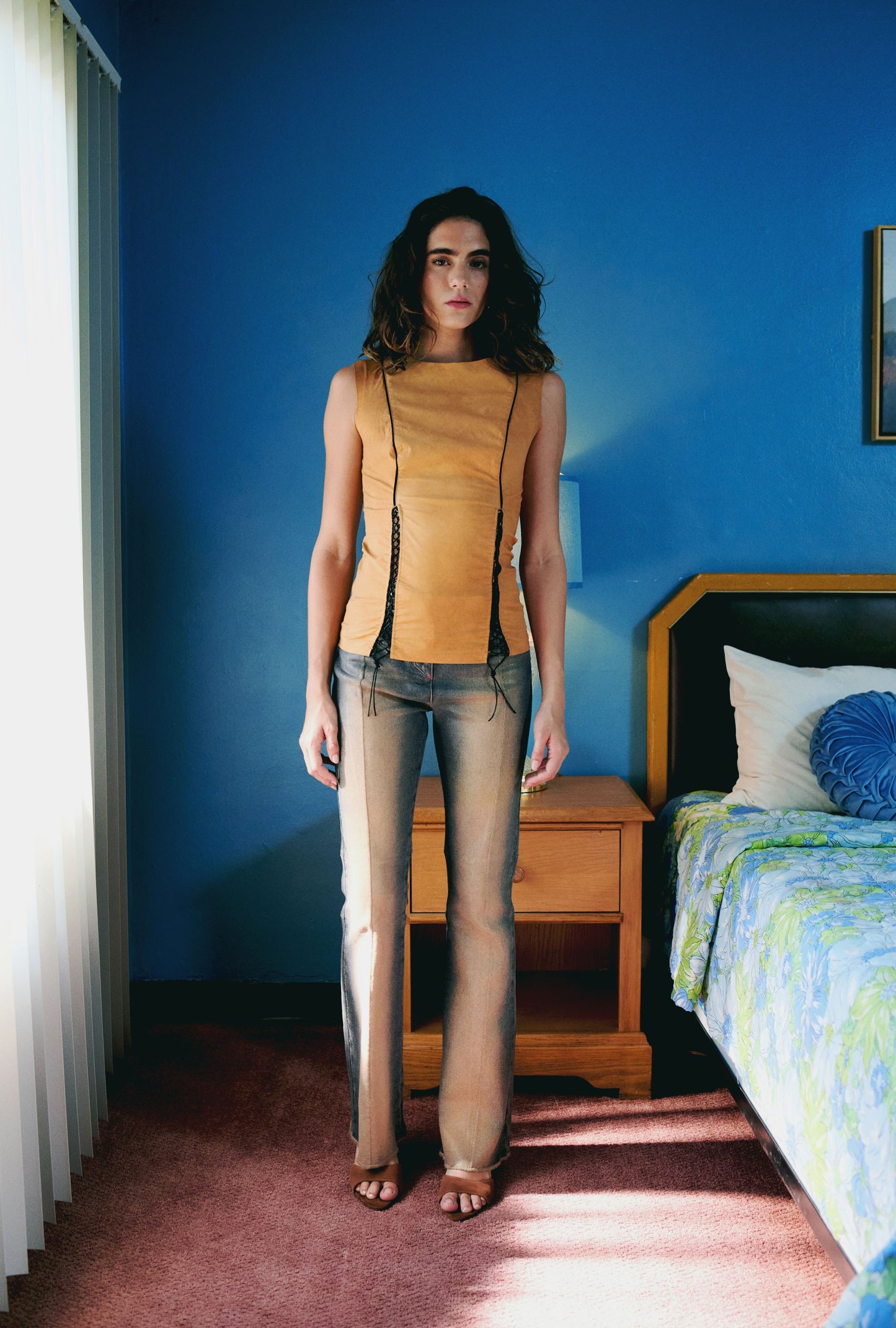 Day to Night in LA Yırtmaç Detaylı Üst