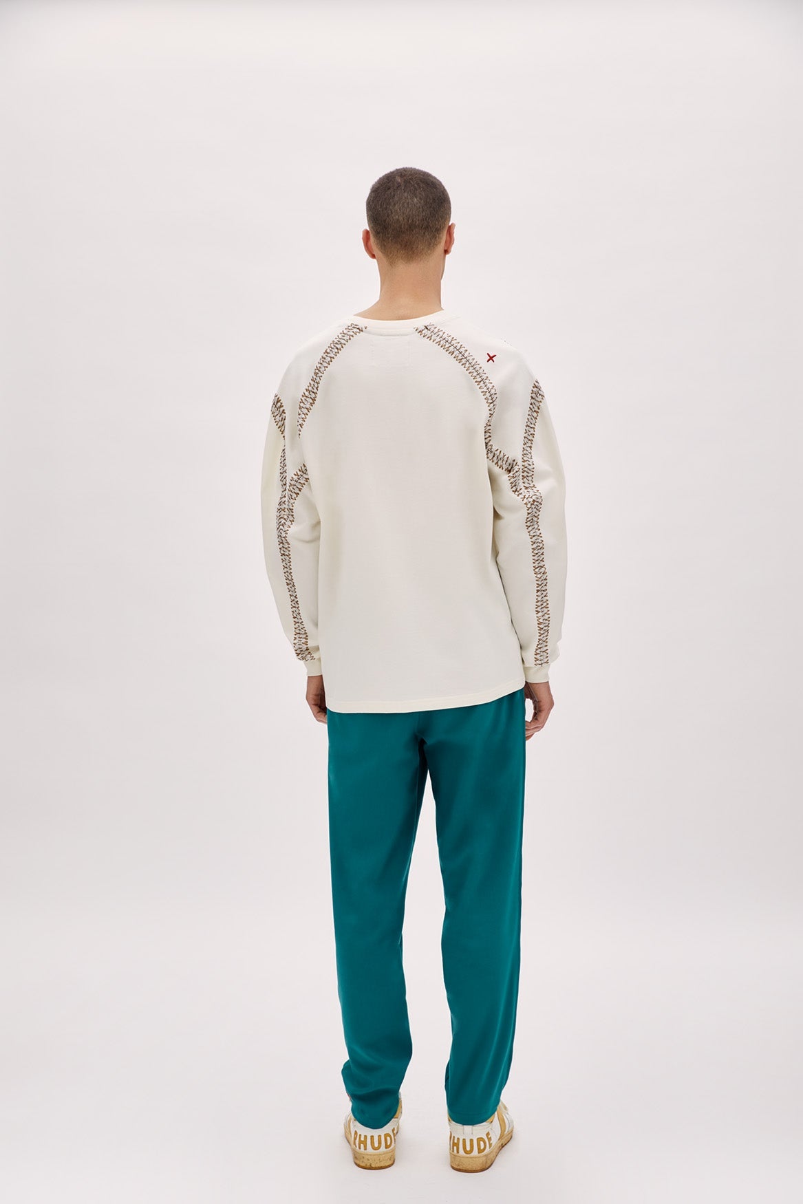 Boomerang Knit Detail T-shirt