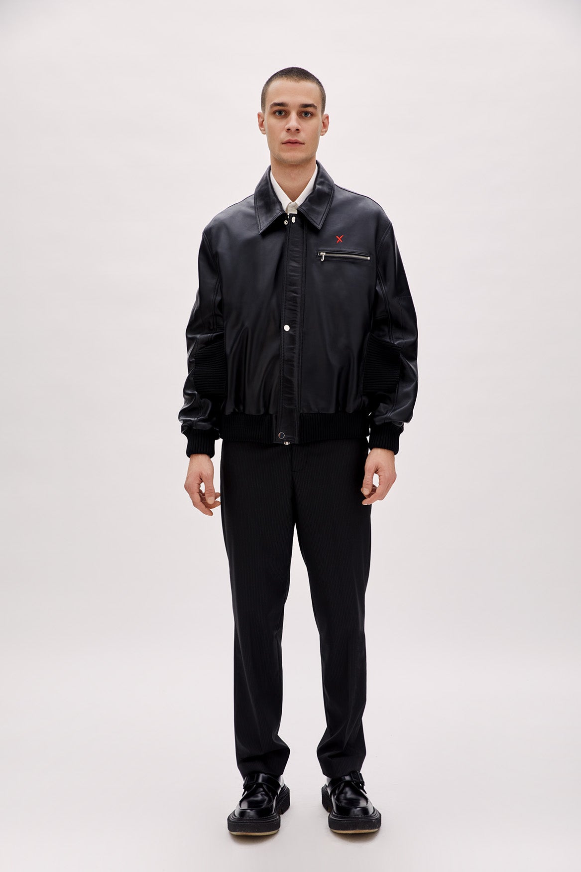 Boomerang Deri Bomber Ceket