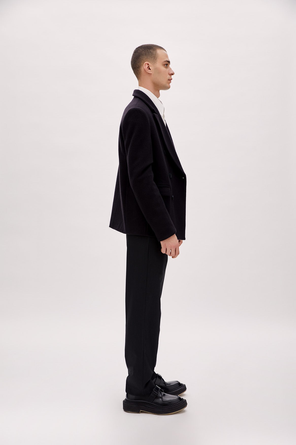 Boomerang Çift Düğmeli Kaban