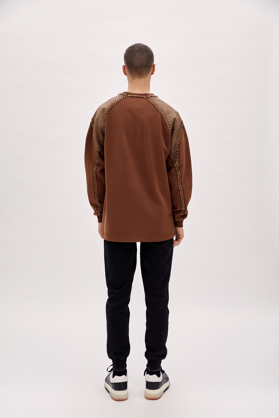 Boomerang Örgü Detaylı Sweatshirt