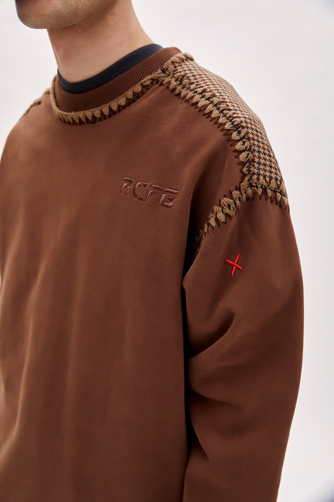 Boomerang Örgü Detaylı Sweatshirt