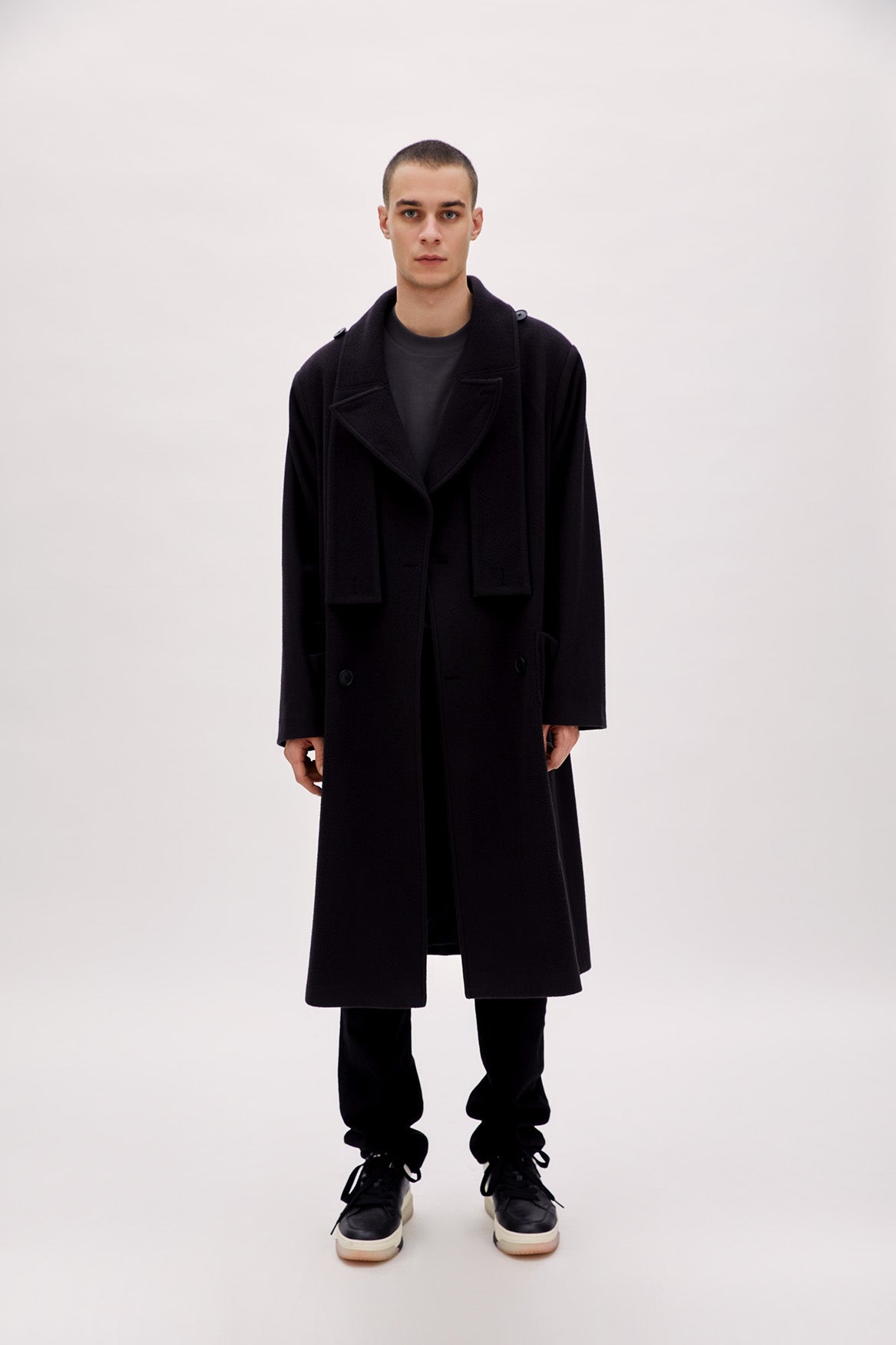 Boomerang Wool Long Coat