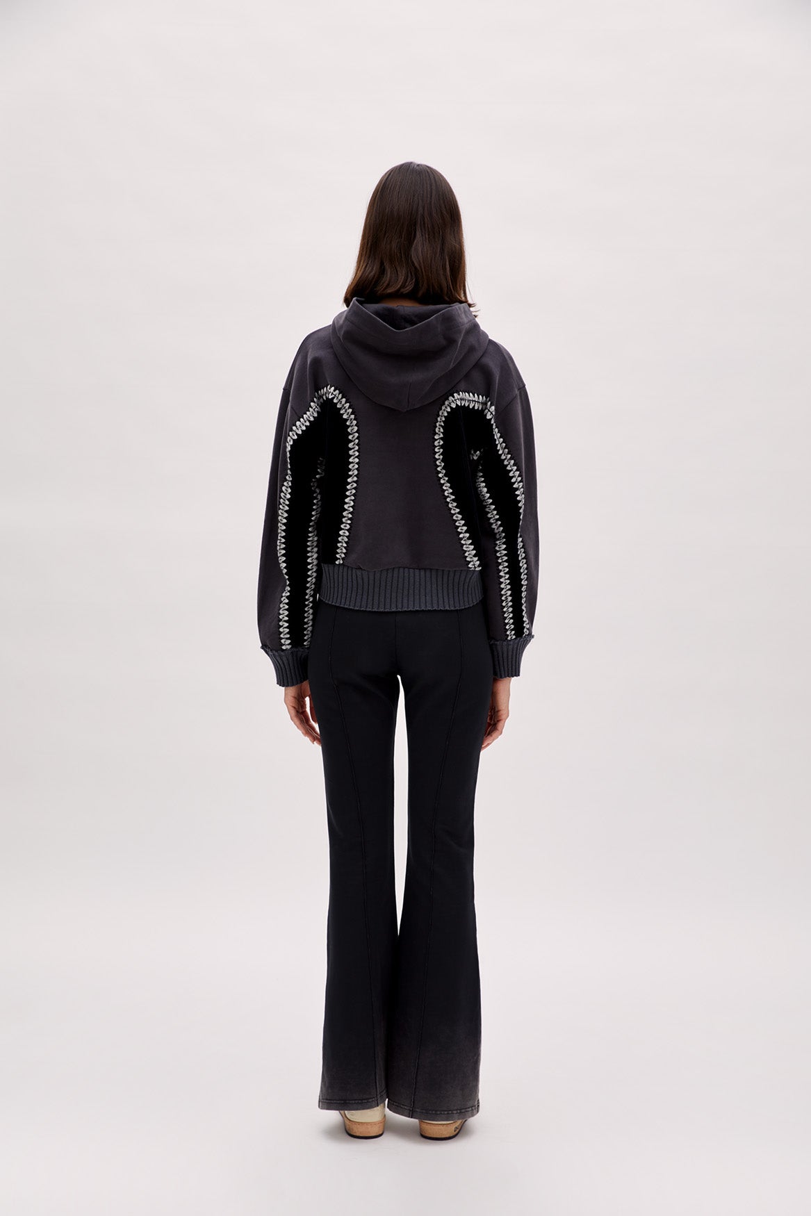 Boomerang Panelli Kadın Hoodie