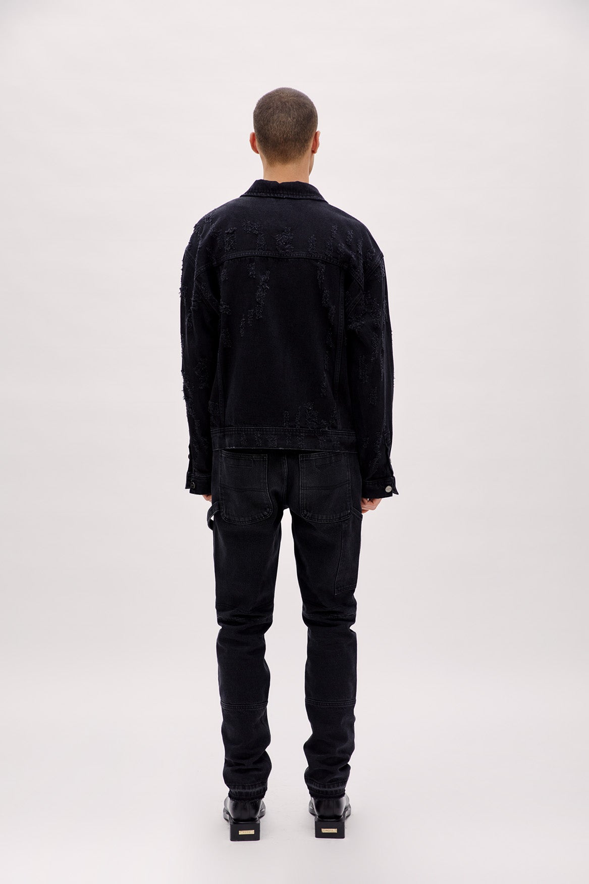Boomerang Distressed Denim Jacket