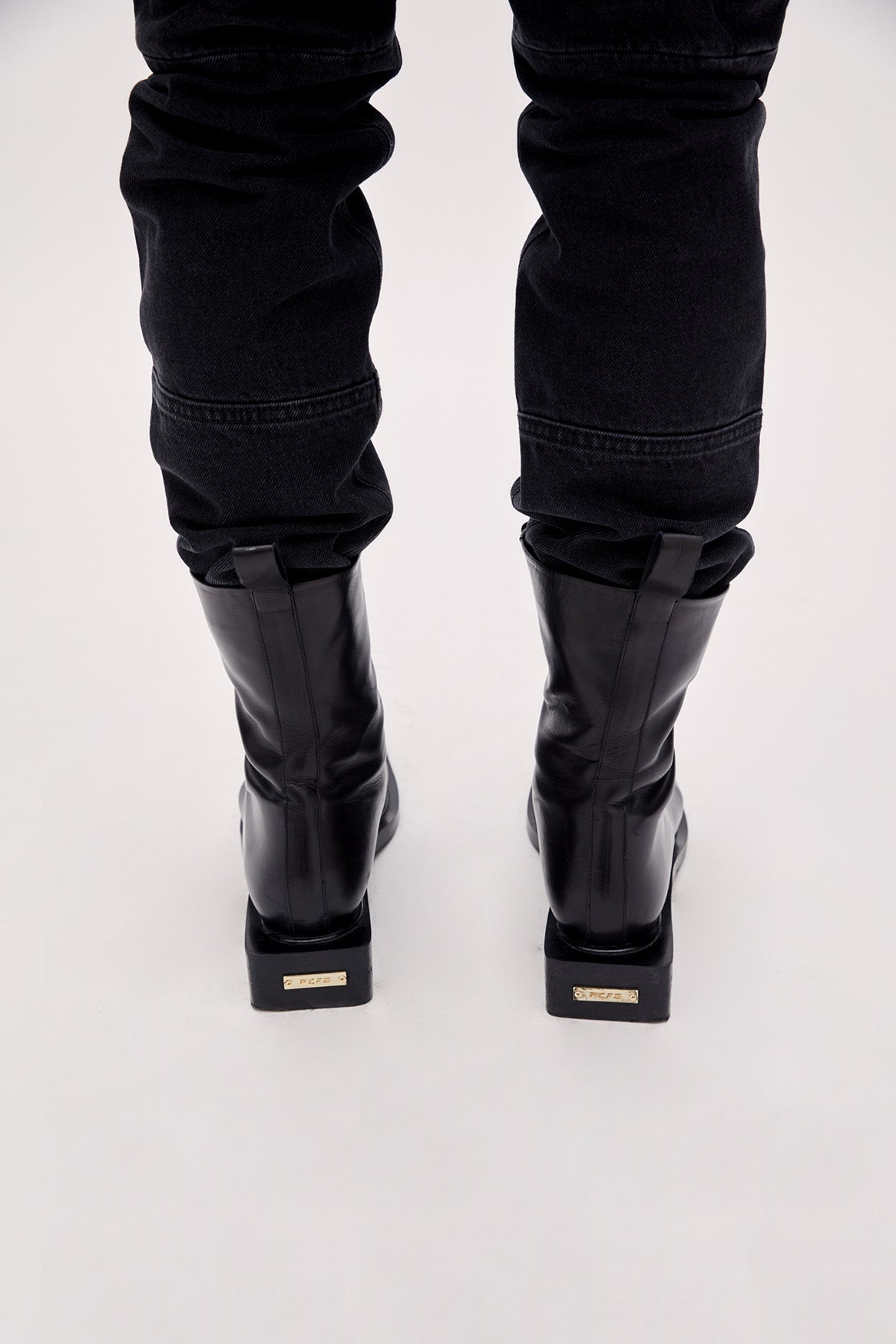 Boomerang Leather Combat Boots