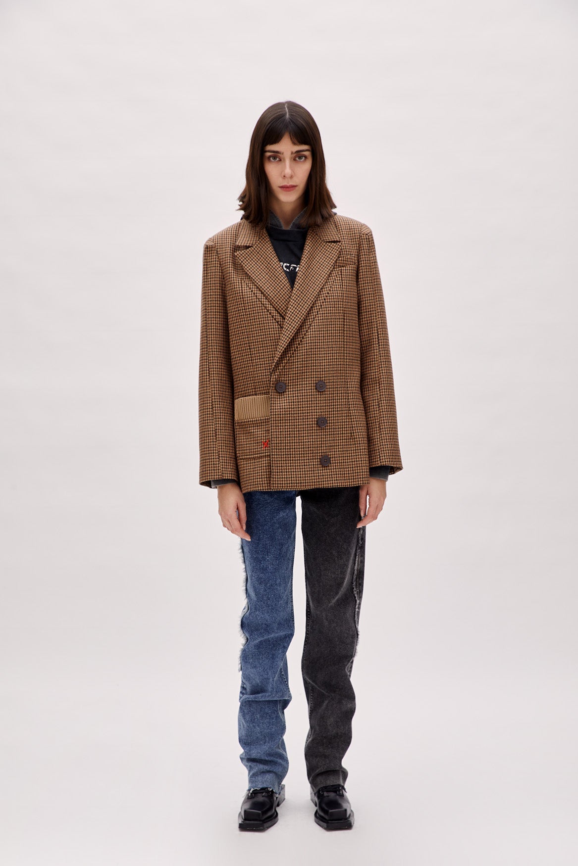 Boomerang Big Shoulder Blazer