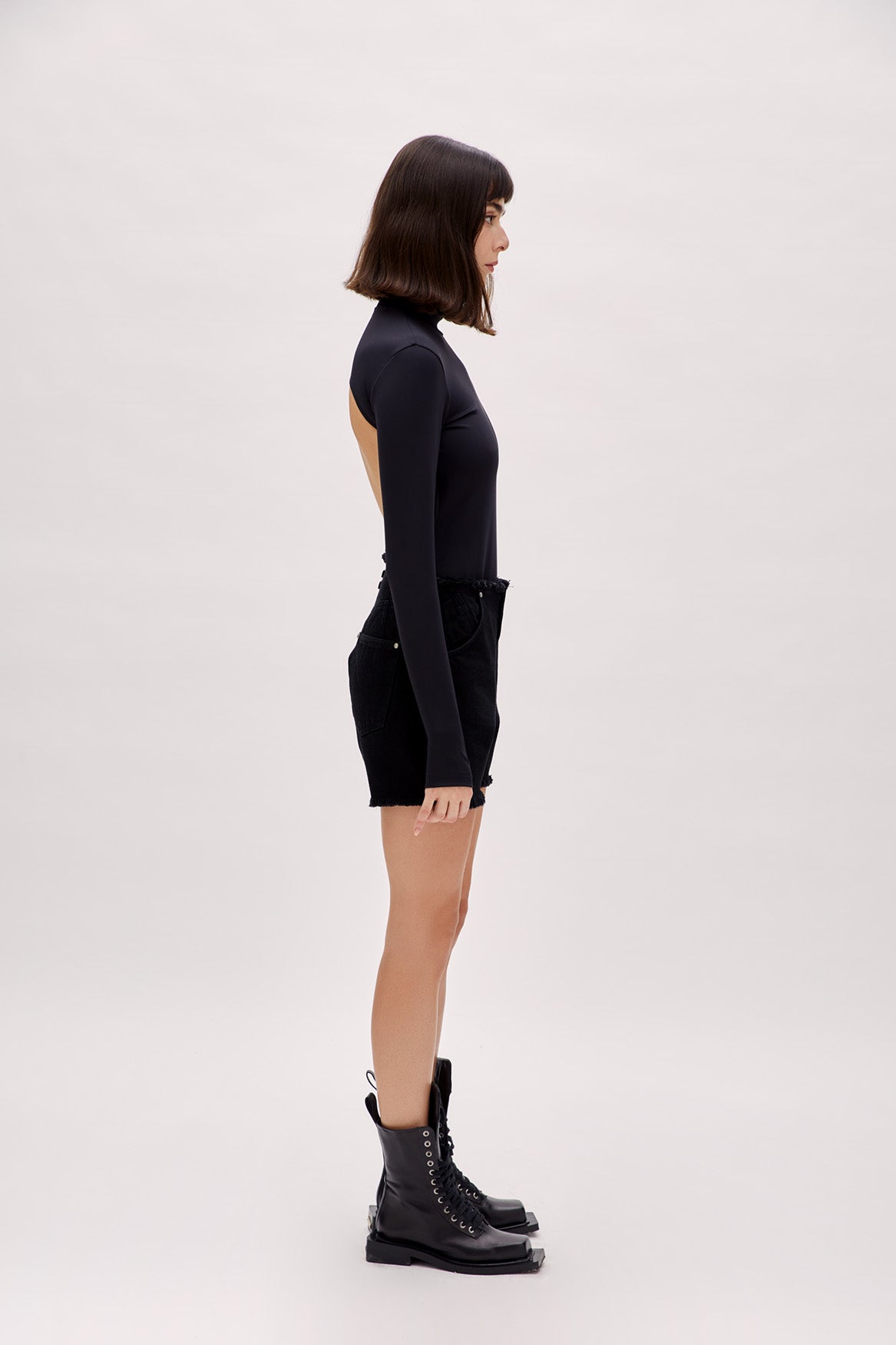 Boomerang Yüksek Yaka Bodysuit