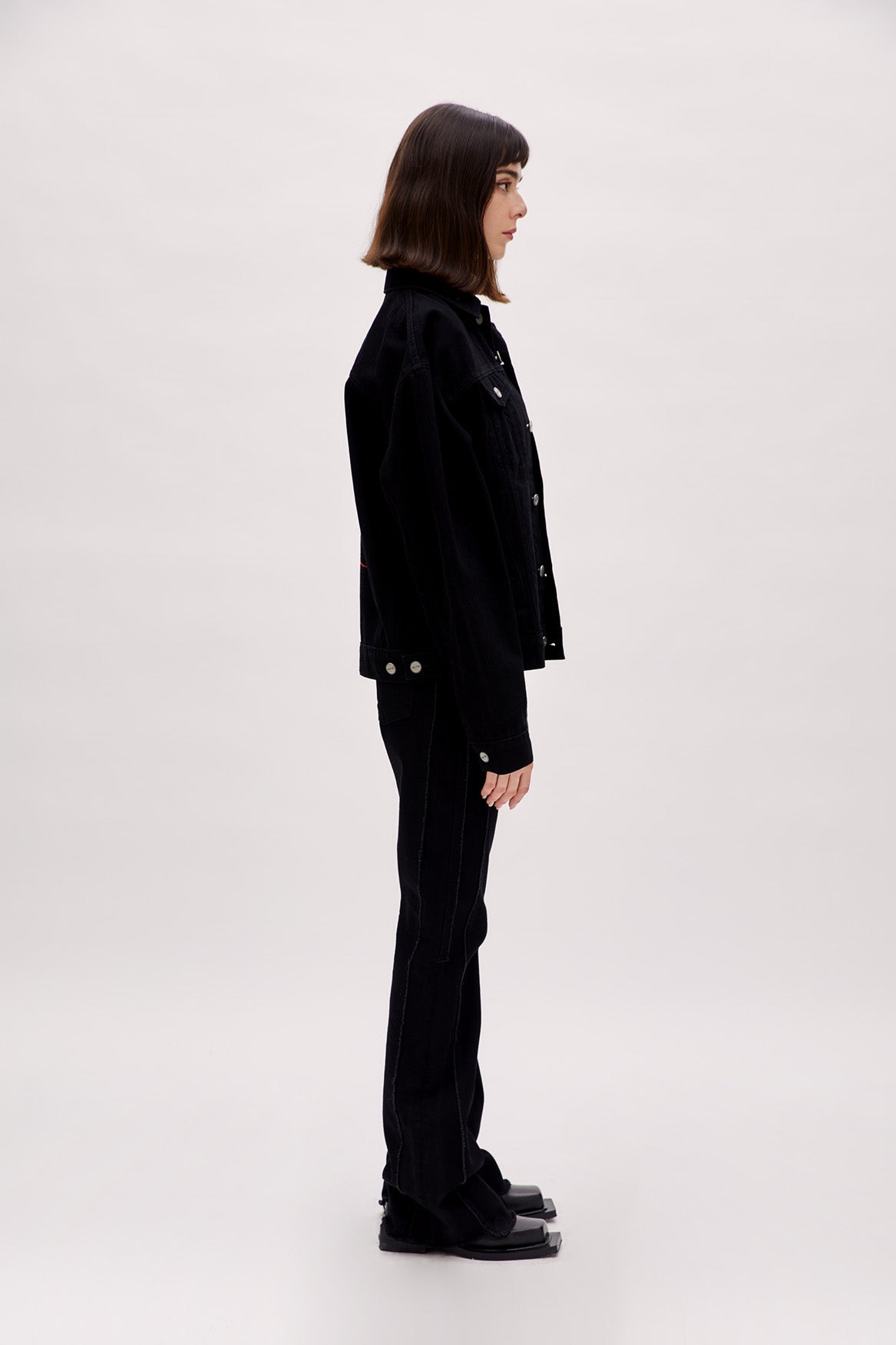 Boomerang Logolu Denim Ceket