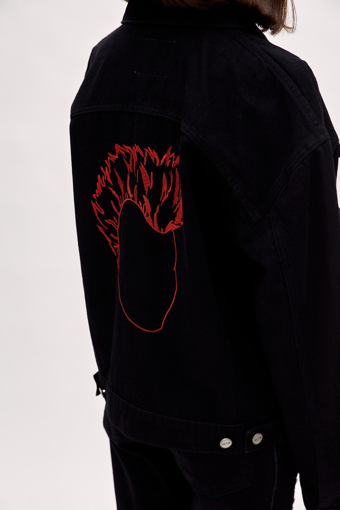 Boomerang Logolu Denim Ceket