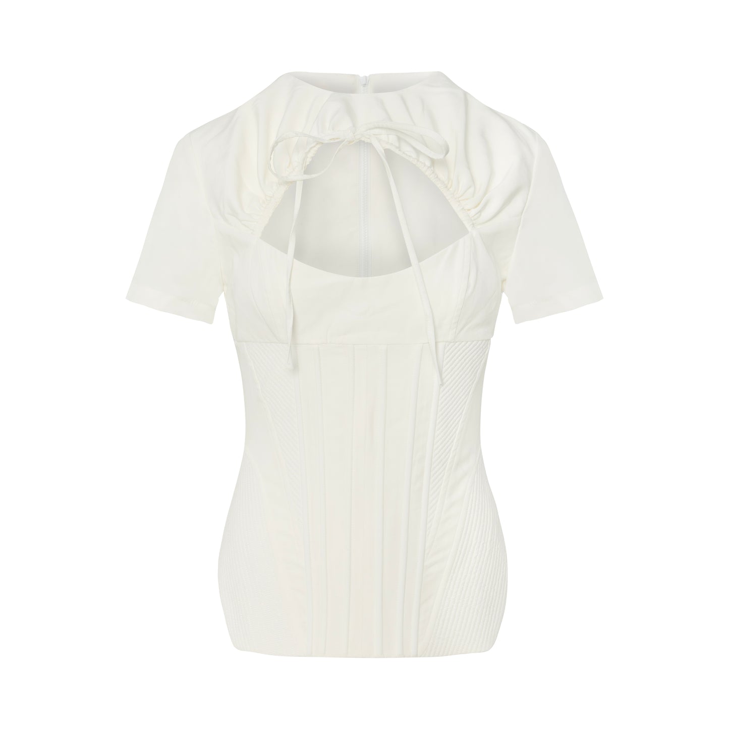 Tailored Corset Tee Top