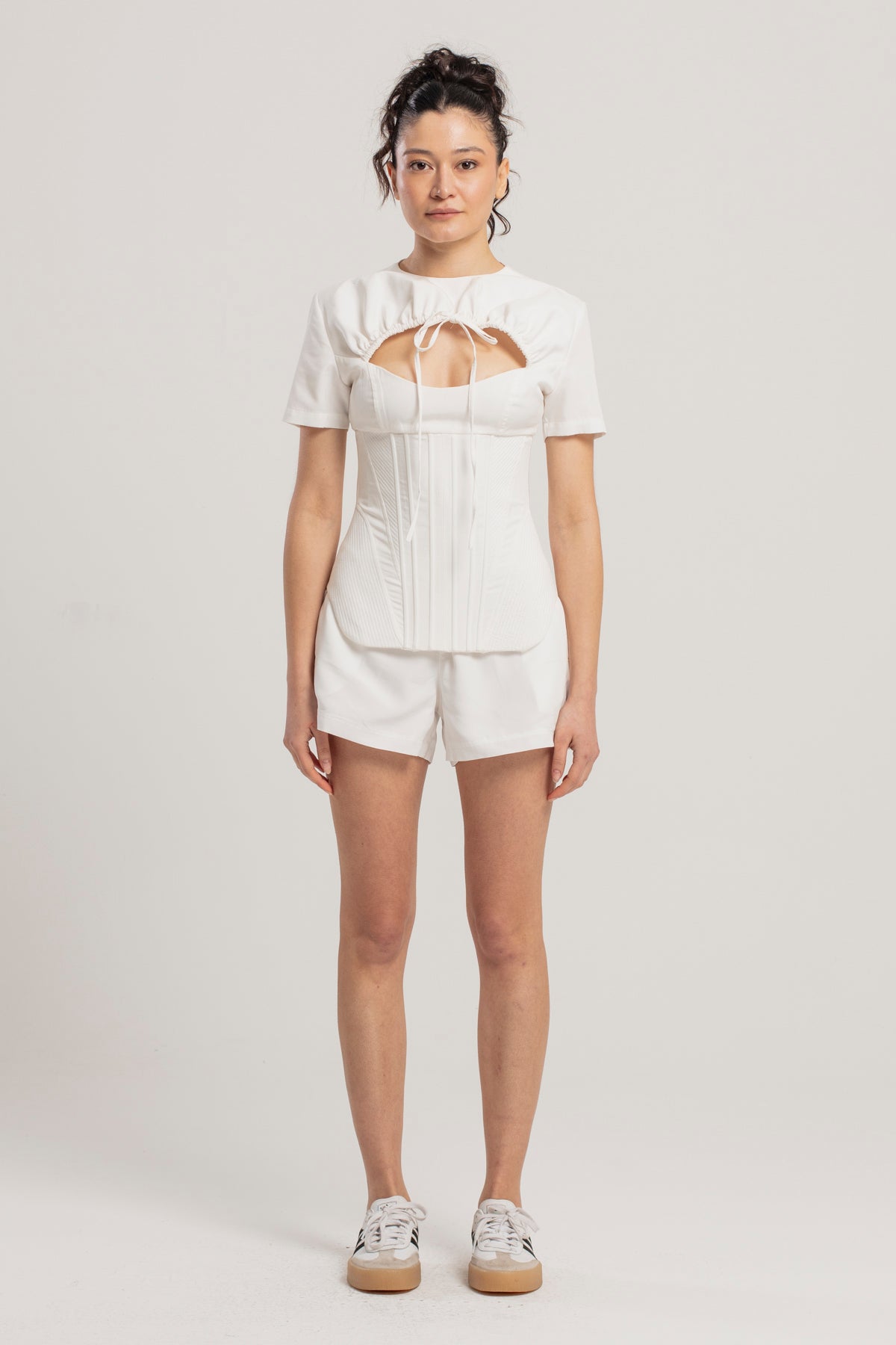 Day To Night In La White Short