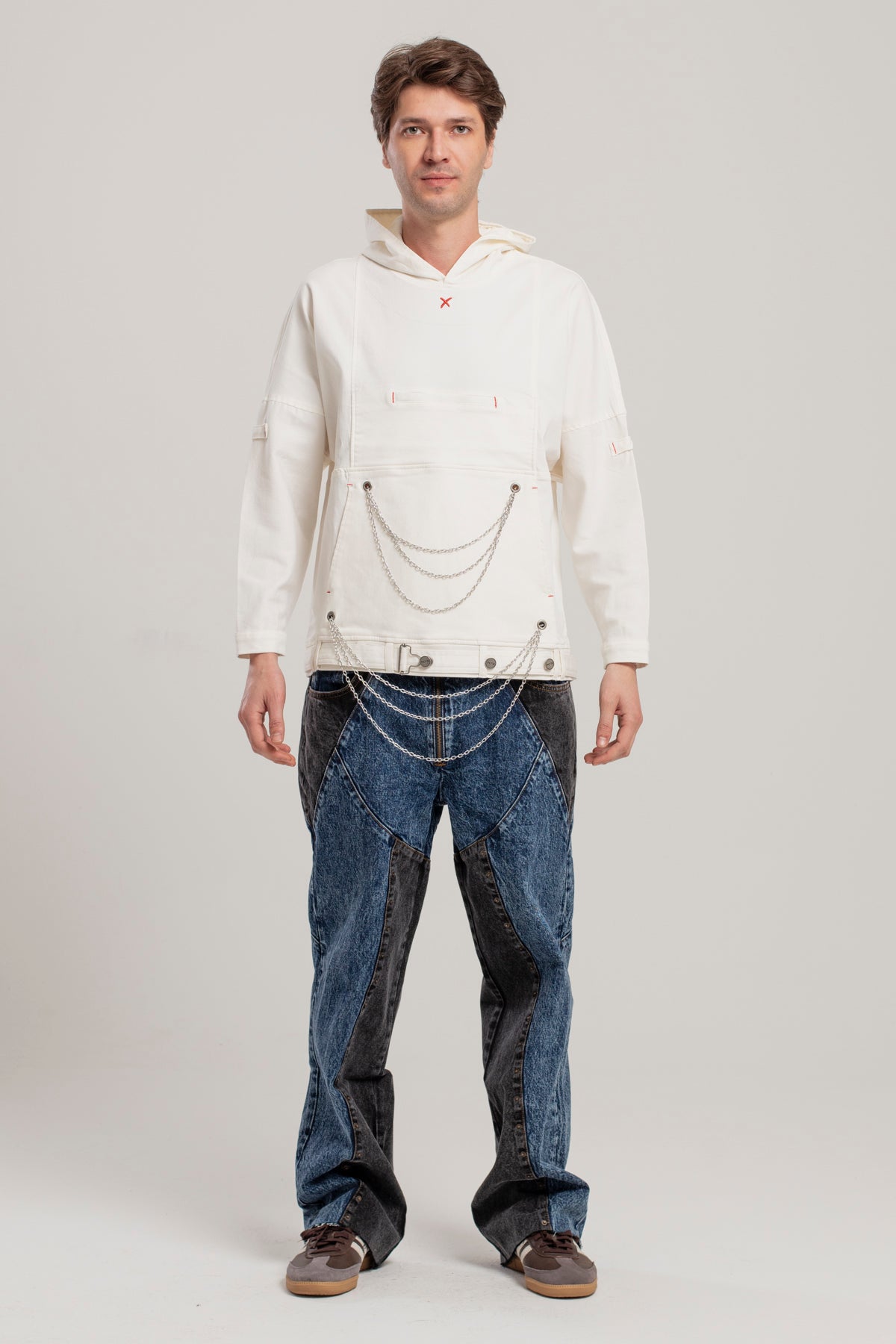 Free Heaven Zincir Detaylı Hoodie