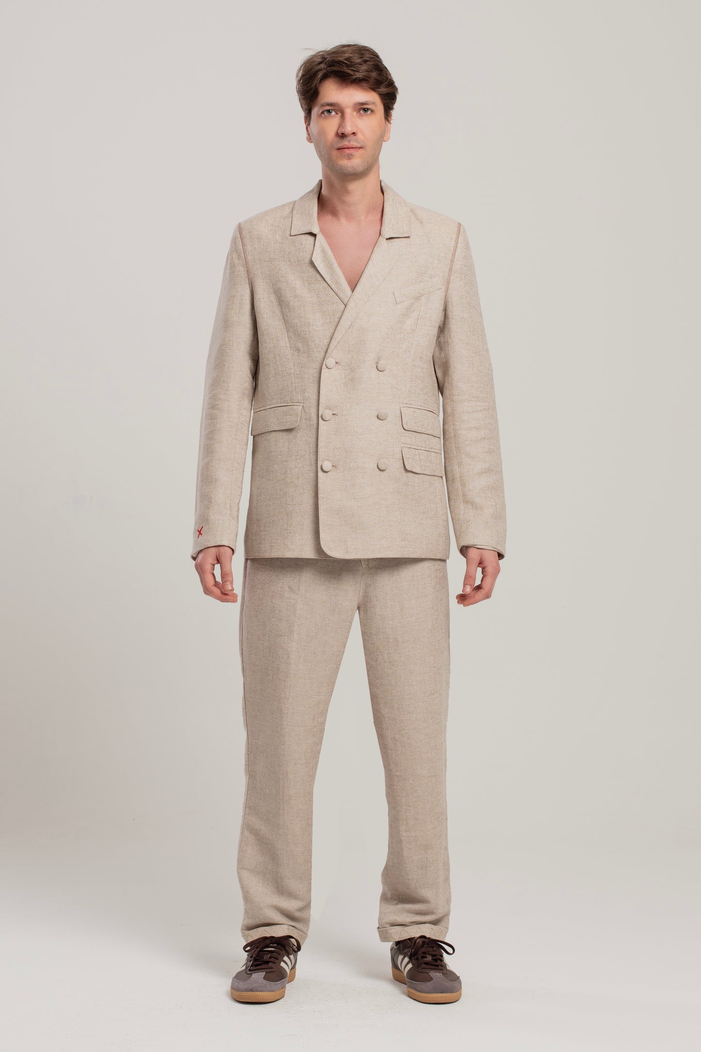 Free Heaven Linen Oversized Blazer