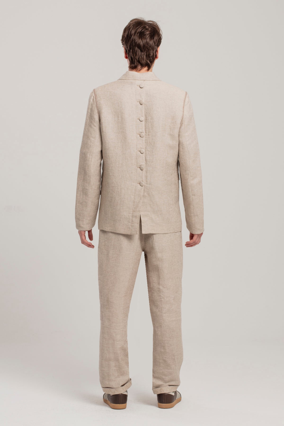 Daydreamers Oversize Keten Blazer