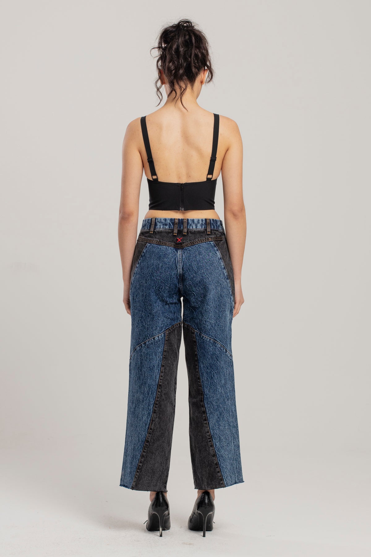 Free Heaven İki Renkli Kadın Jean