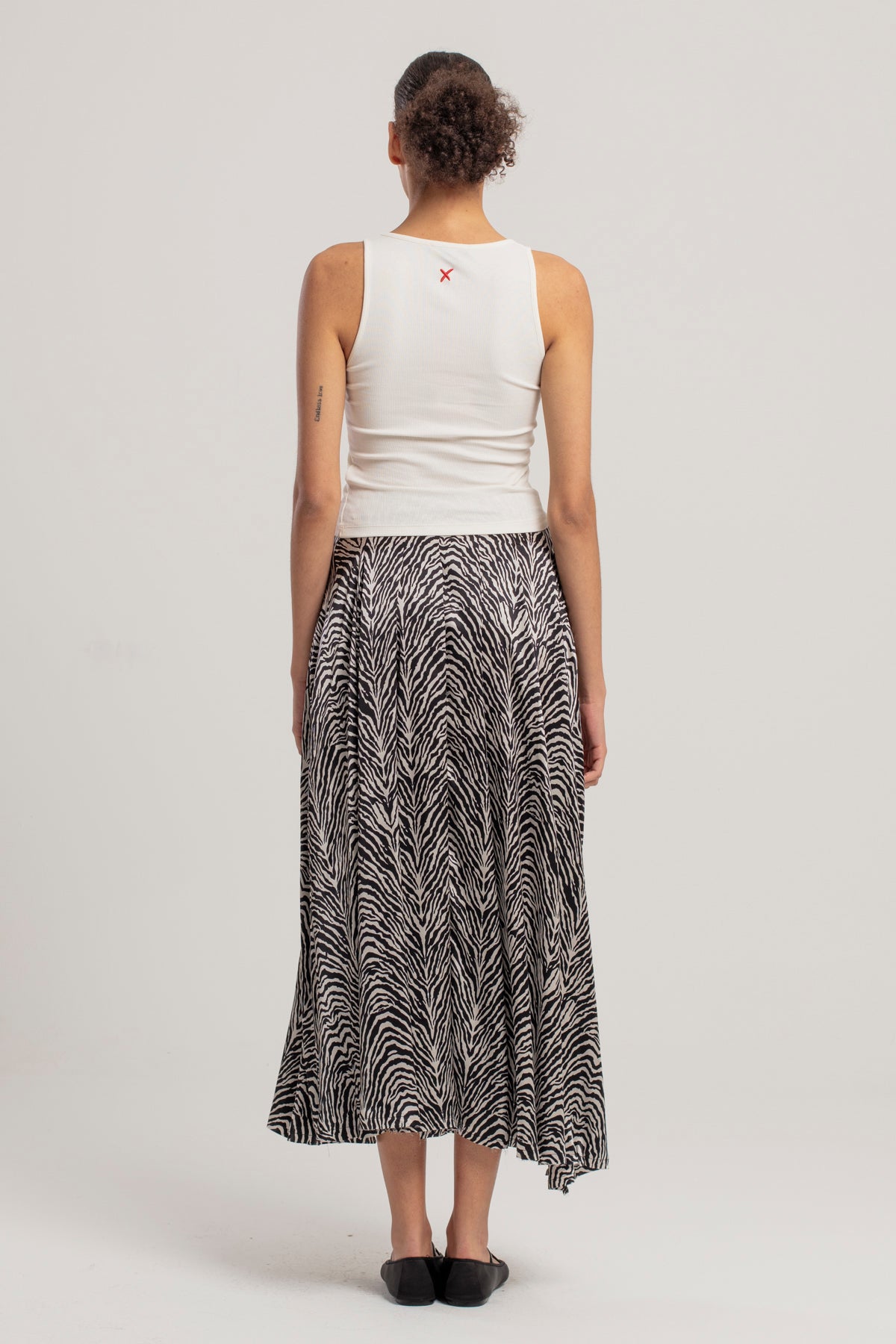 Day To Night In La Zebra Long Skirt
