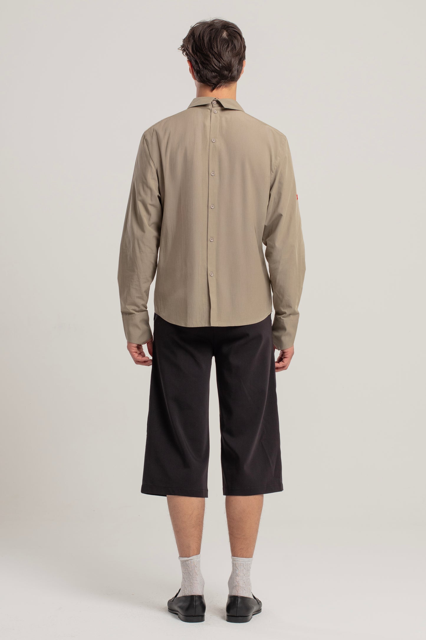 Day to Night in LA Yama Detaylı Dokuma Gömlek