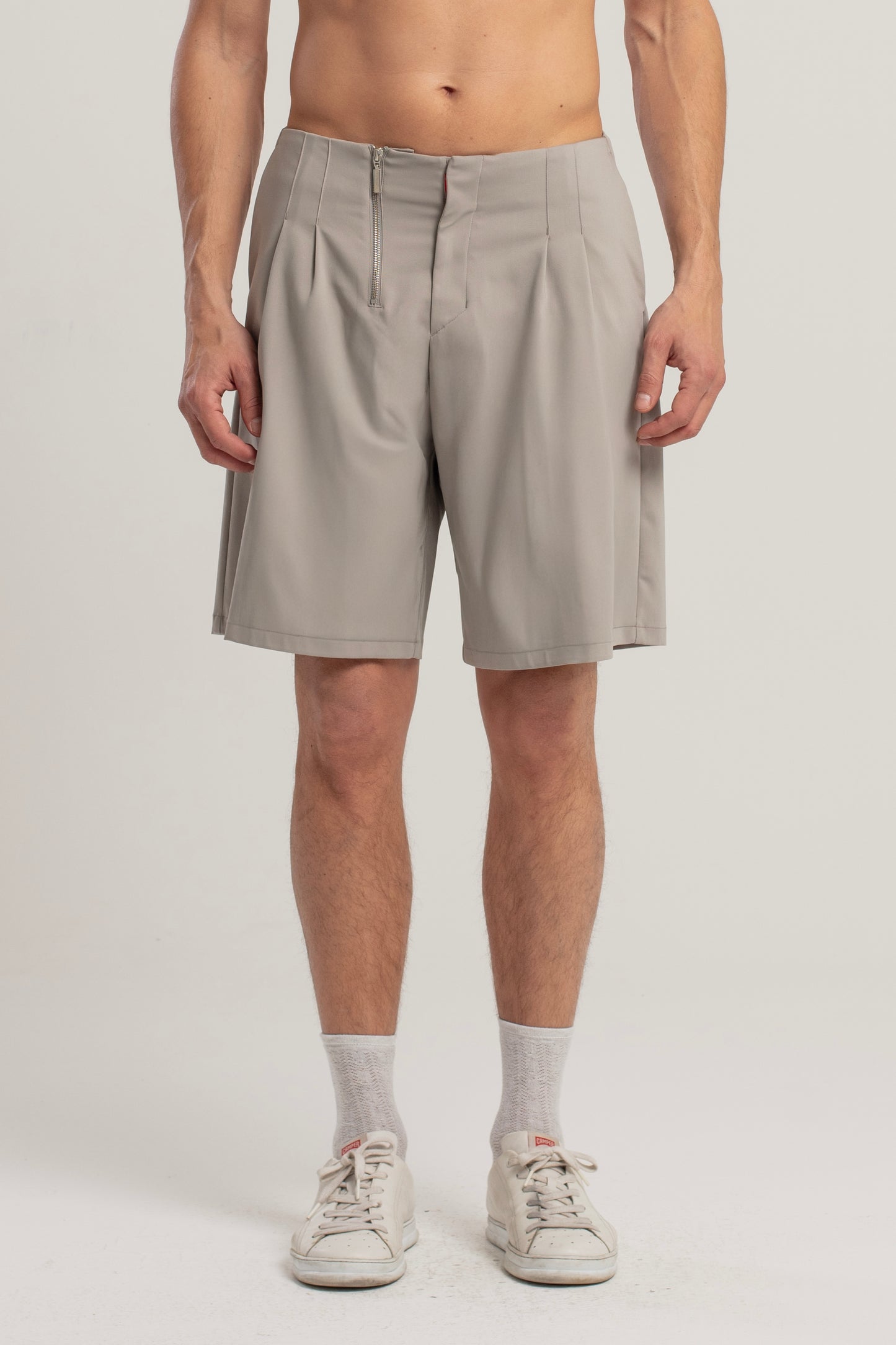 Day to Night in LA Fermuarlı Dokuma Şort