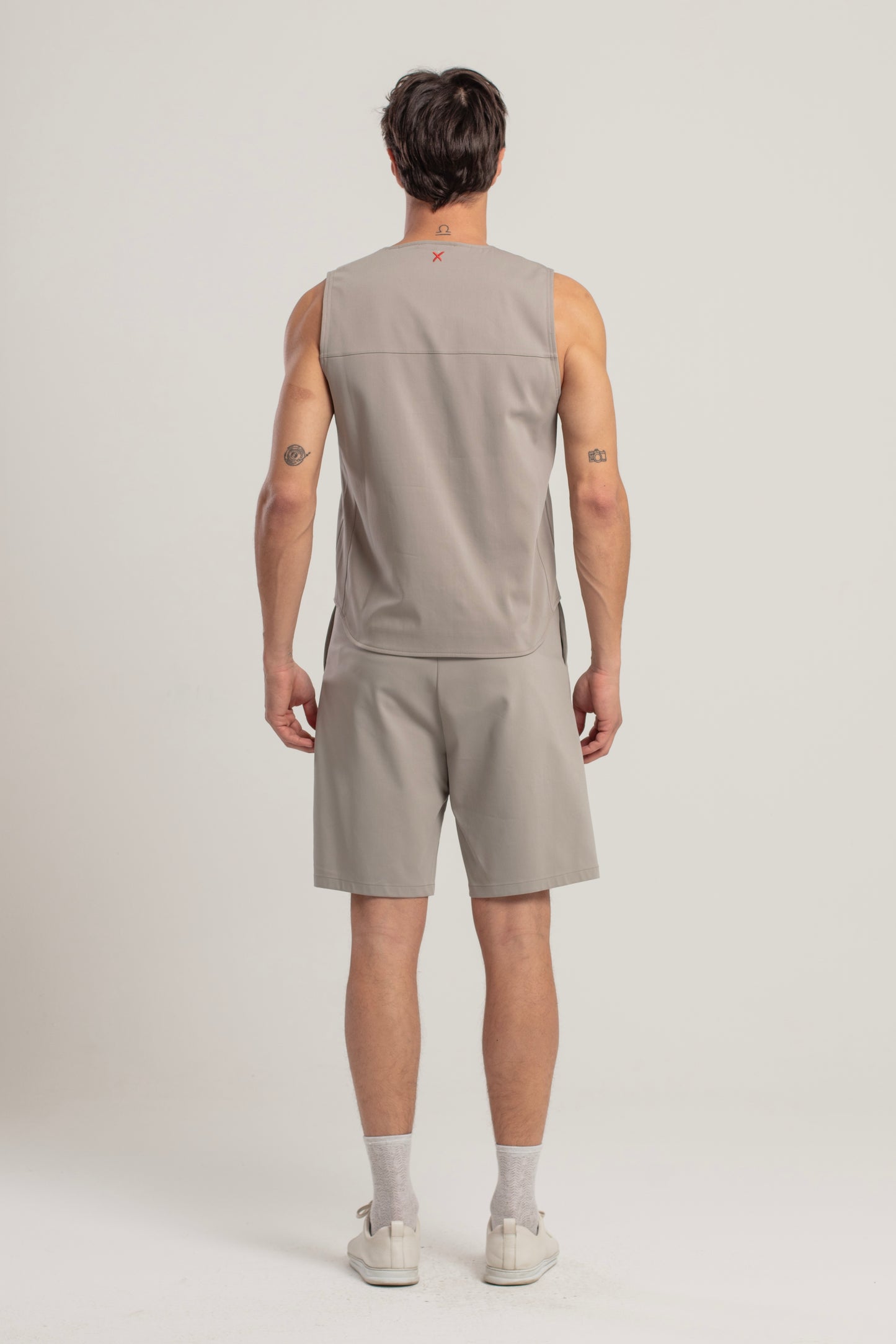 Day to Night in LA Fermuarlı Dokuma Şort