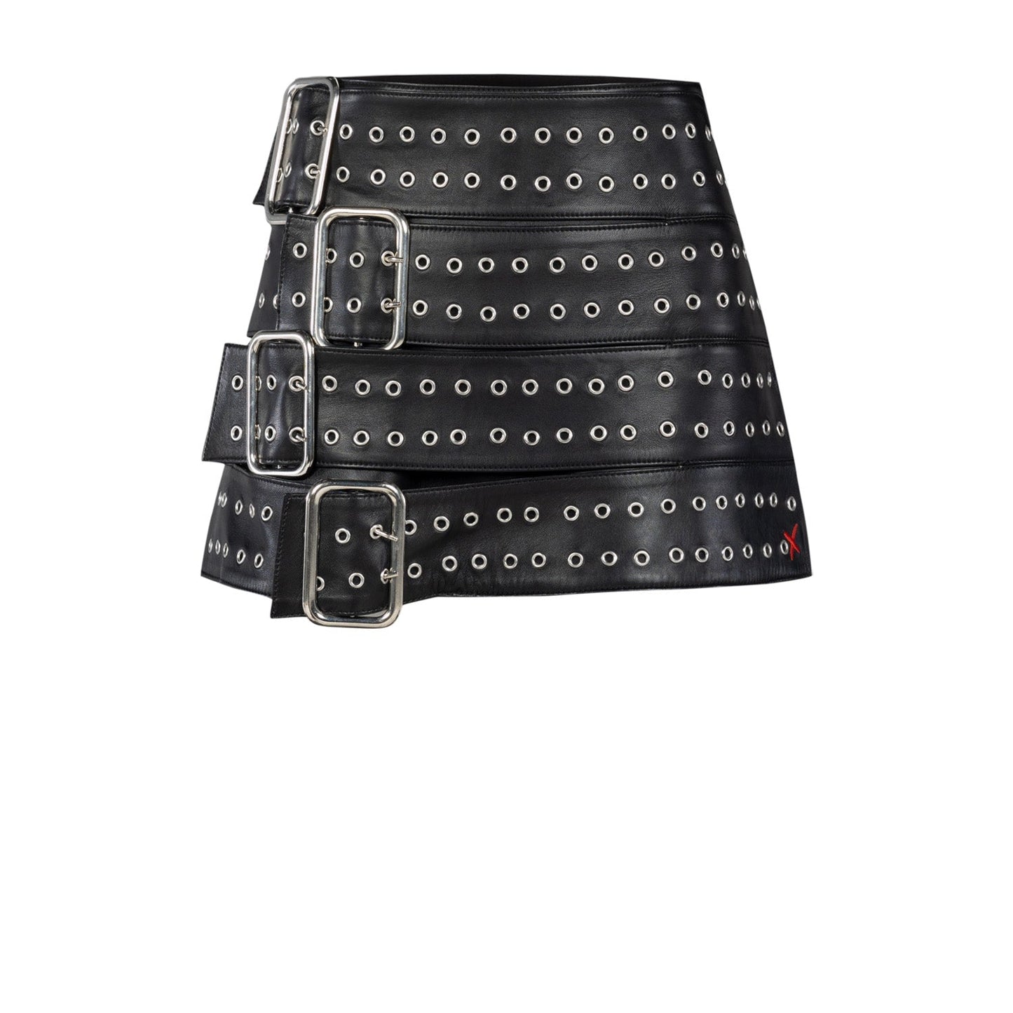 Birdeye Leather Skirt