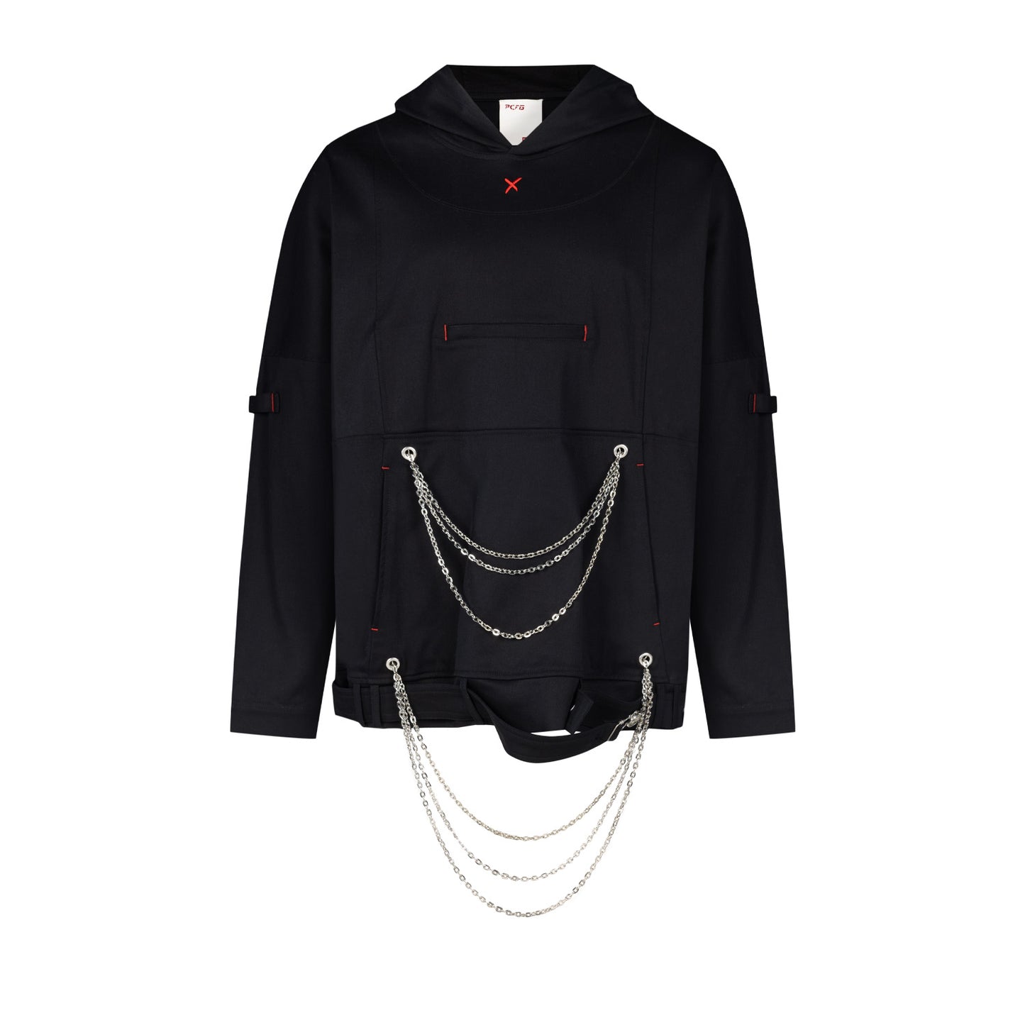 Free Heaven Zincir Detaylı Hoodie